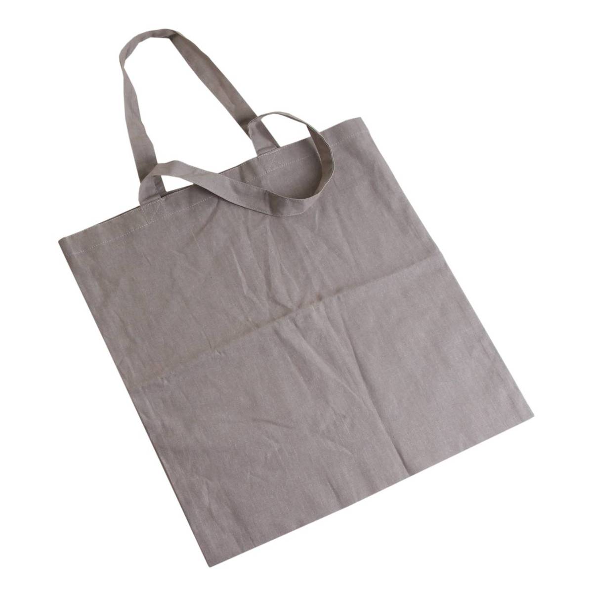 Grey Cotton Shopping Bag 40cm x 38cm Hobbycraft