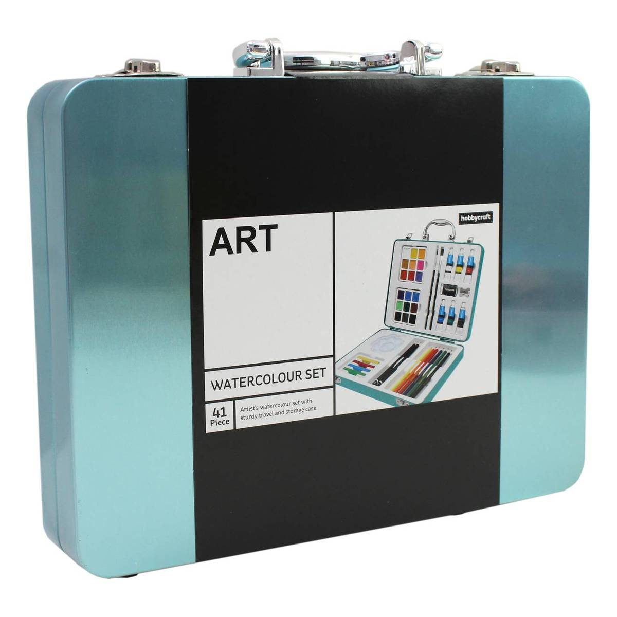 Watercolour Art Set 41 Pieces Hobbycraft