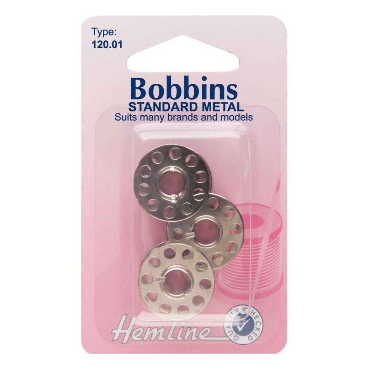 Hemline Standard Metal Bobbins 3 Pack Hobbycraft