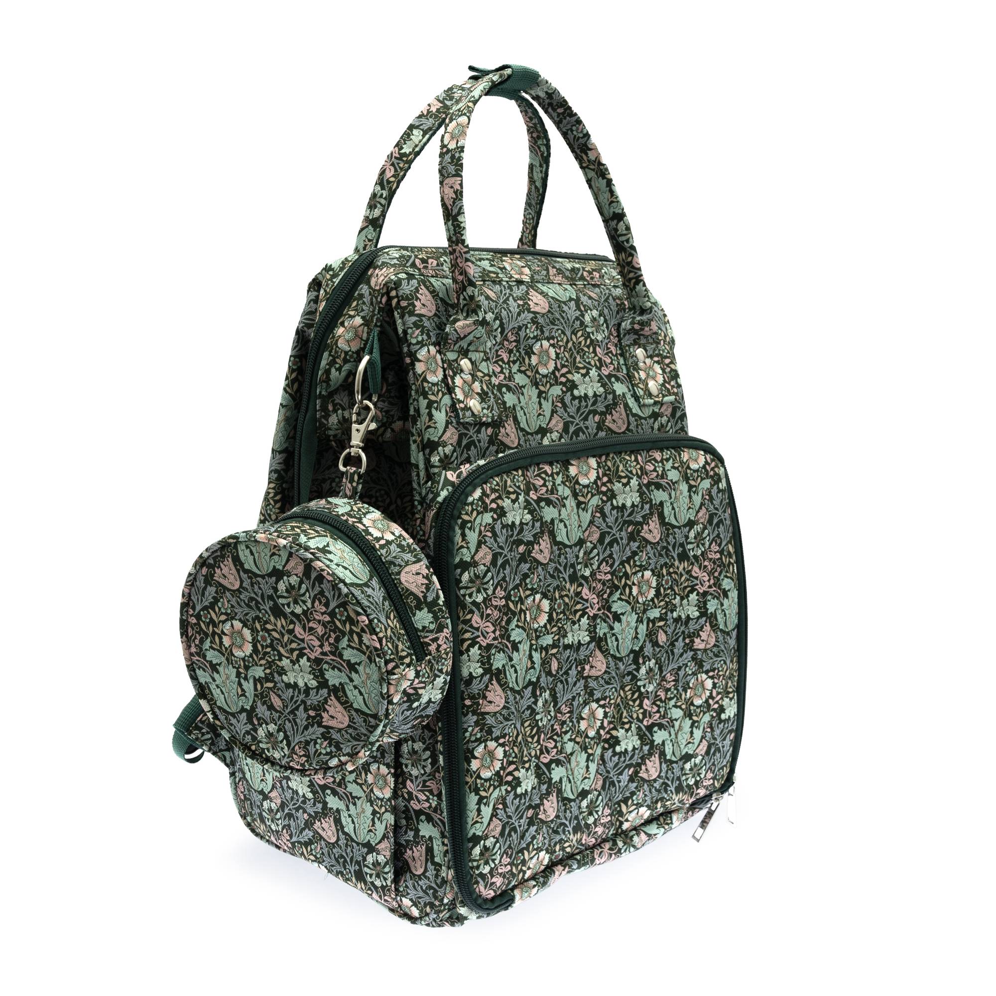 Floral Wood Block Rucksack Craft Bag | Hobbycraft