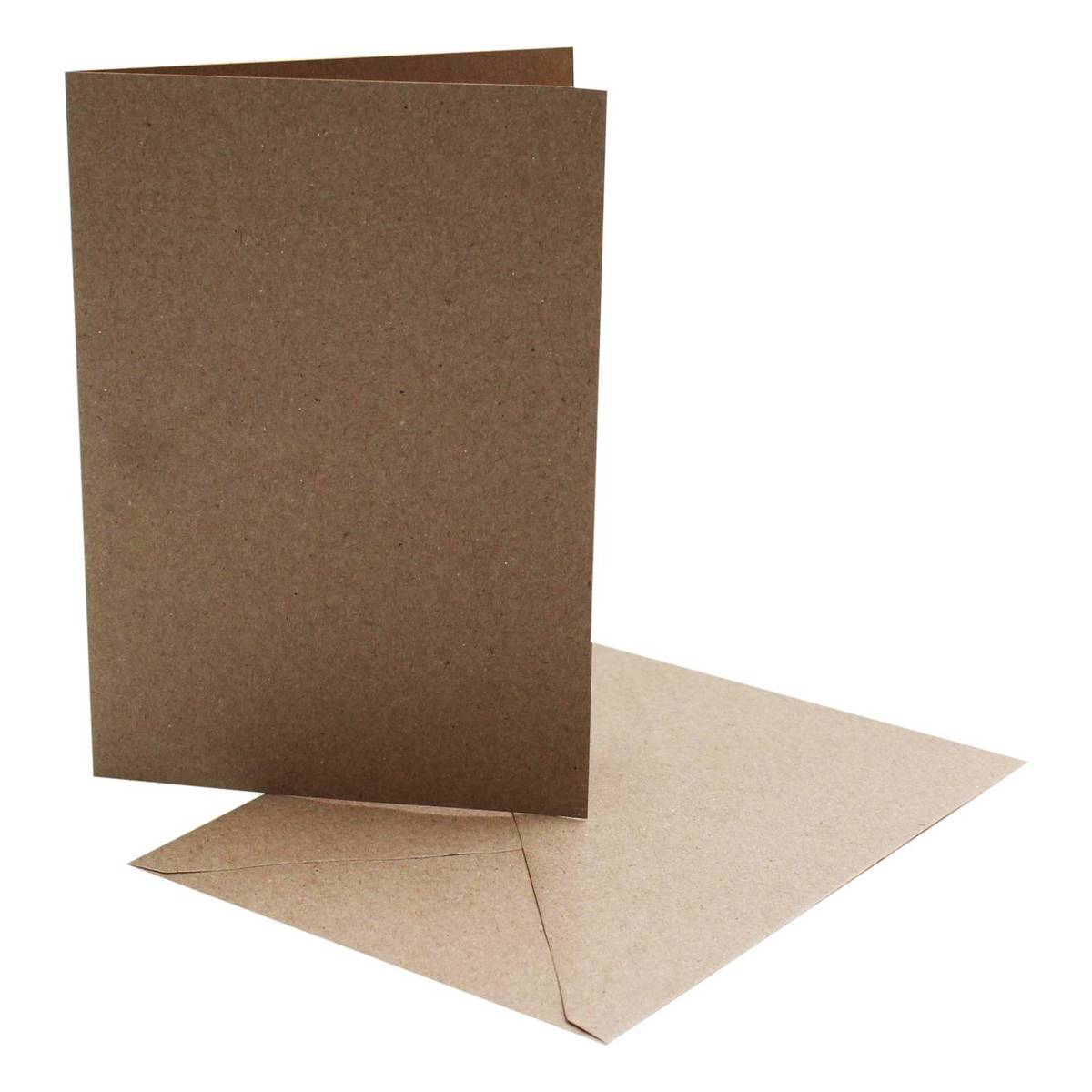 Natural Brown Cards and Envelopes A6 6 Pack Hobbycraft