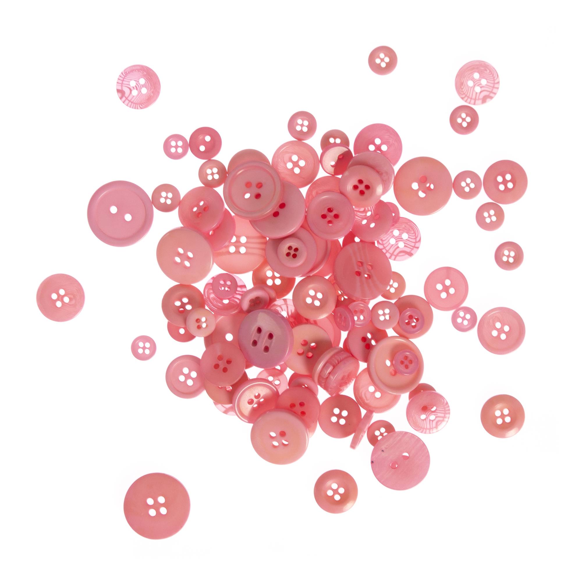 Pink Buttons Pack 50g