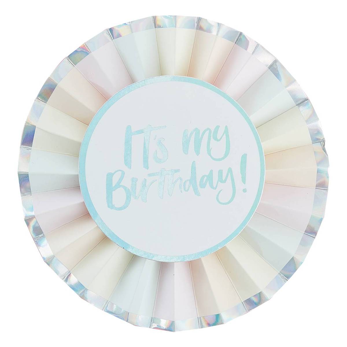 Ginger Ray Pastel Party Birthday Badge Hobbycraft