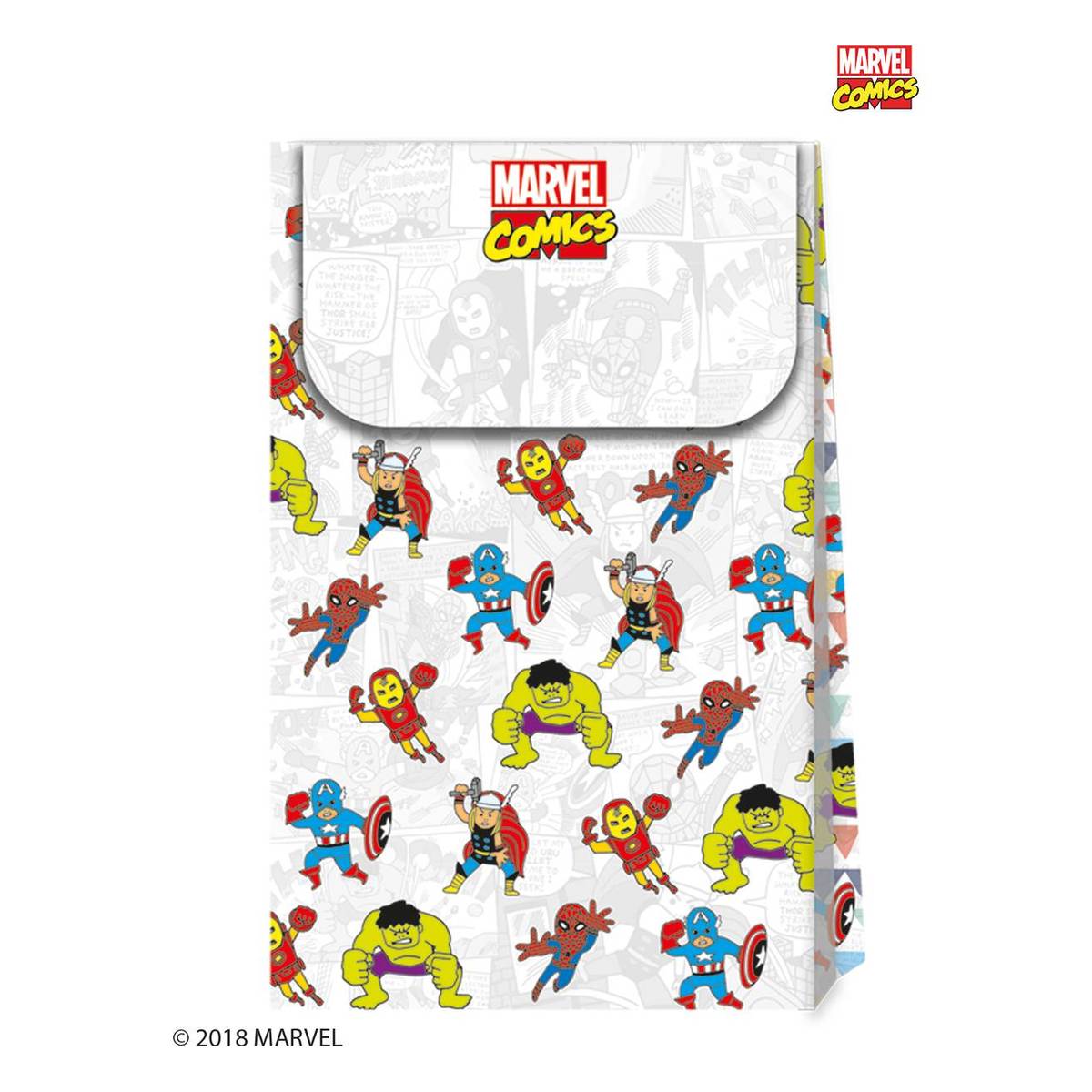 Avengers Comic Paper Party Bags 6 Pack | Hobbycraft