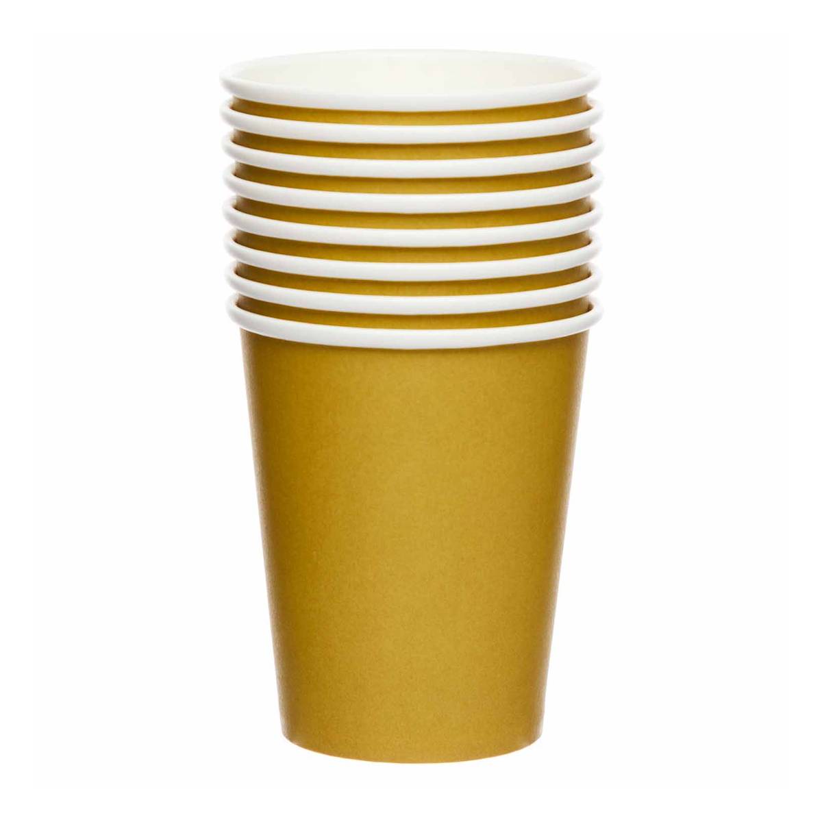 Creme Brulee Paper Cups 8 Pack Hobbycraft