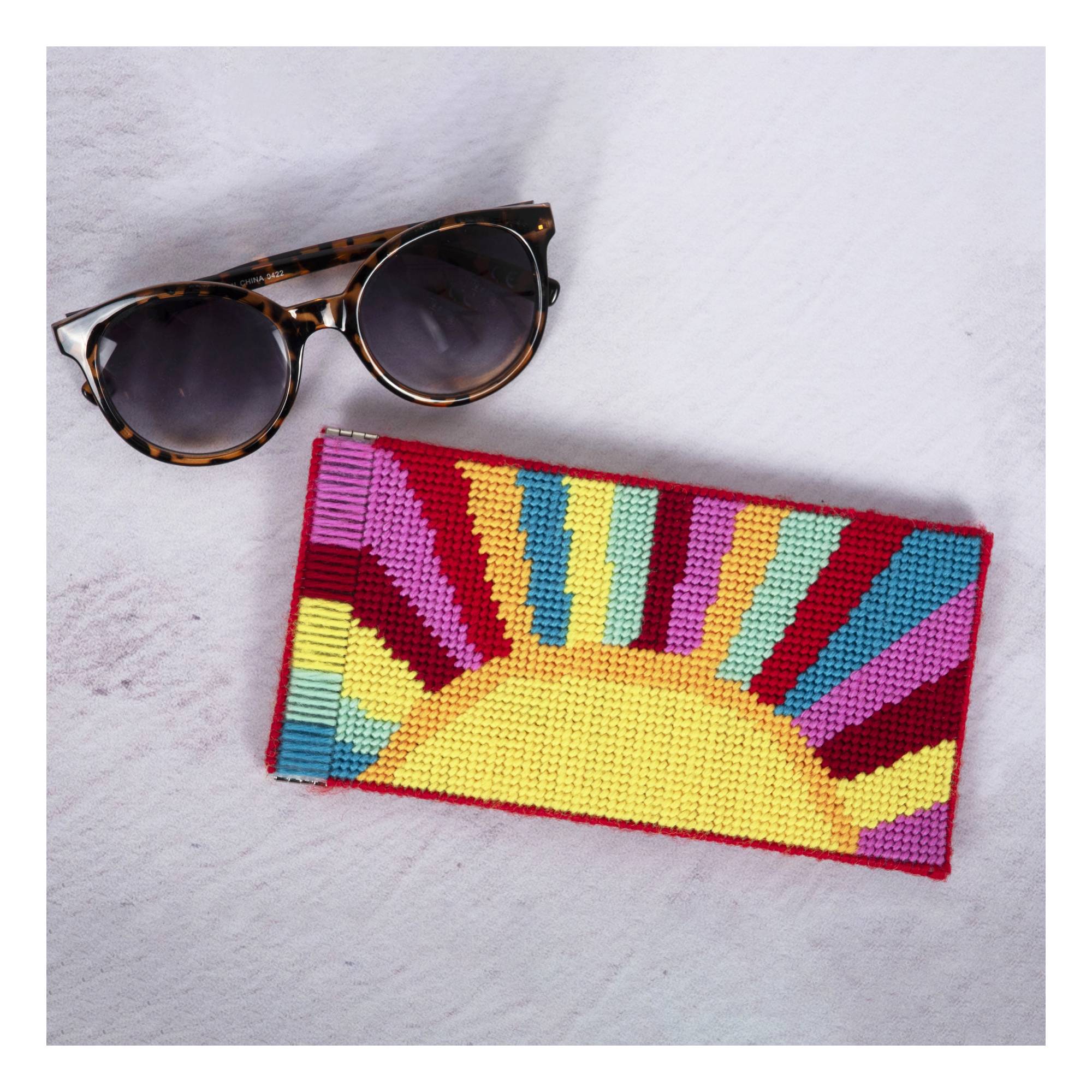 Trimits Stitch Your Own Sunshine Sunglass Case Kit