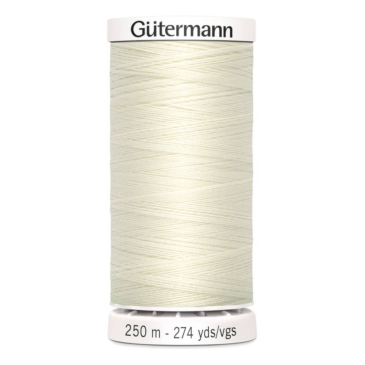 Gutermann White Sew All Thread 250m (1)