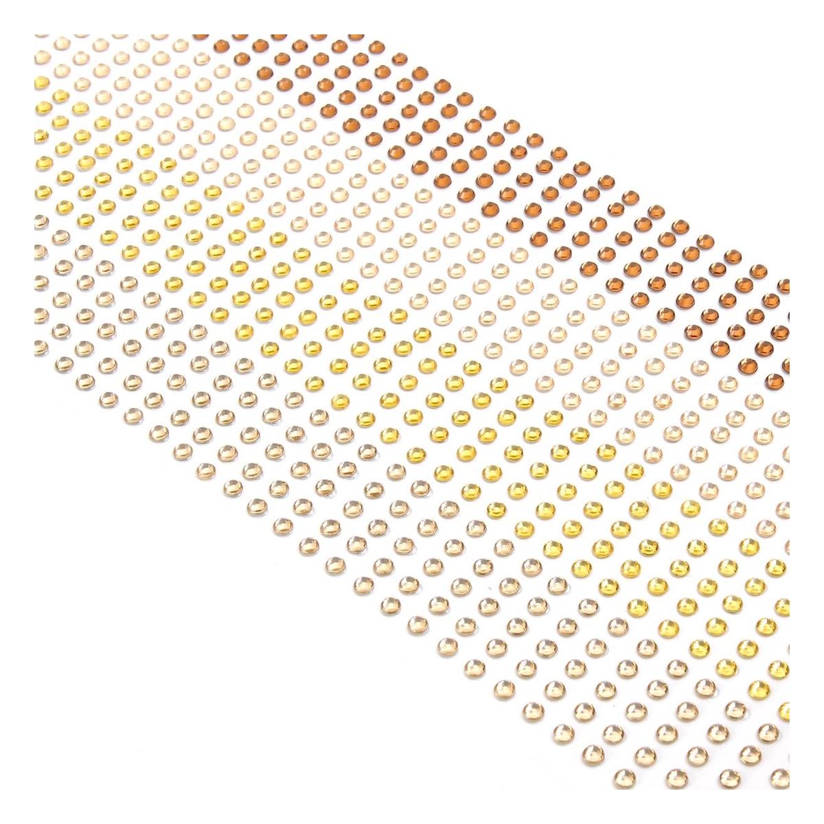 Mixed Gold Adhesive Gems 3mm 1080 Pack Hobbycraft