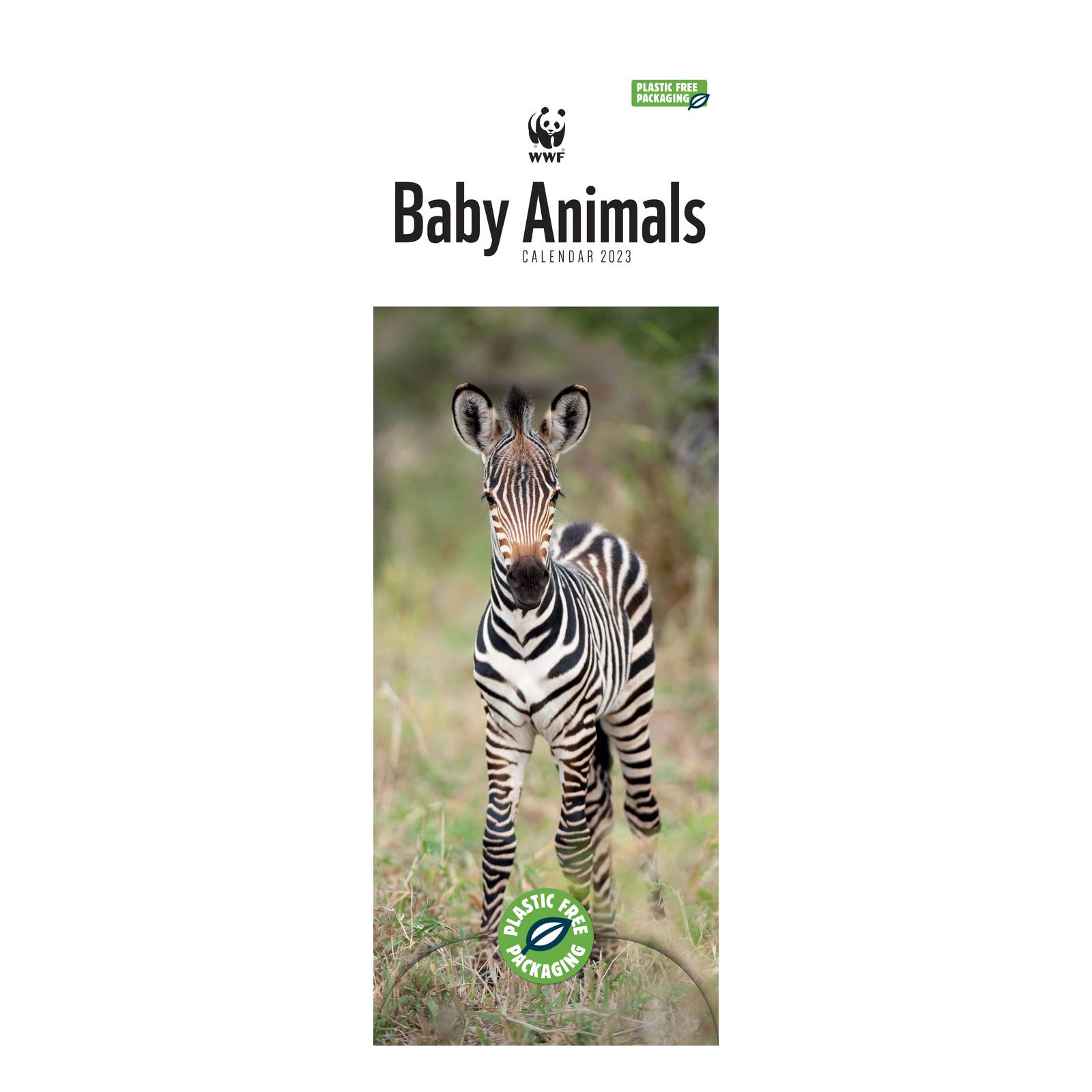 wwf-baby-animals-slim-calendar-2023-hobbycraft
