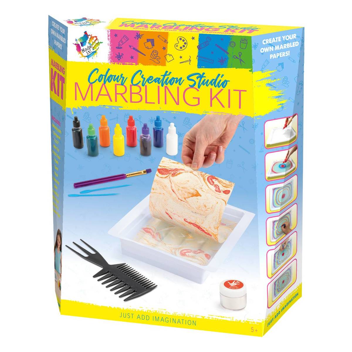 Colour Creation Studio Marbling Kit Hobbycraft