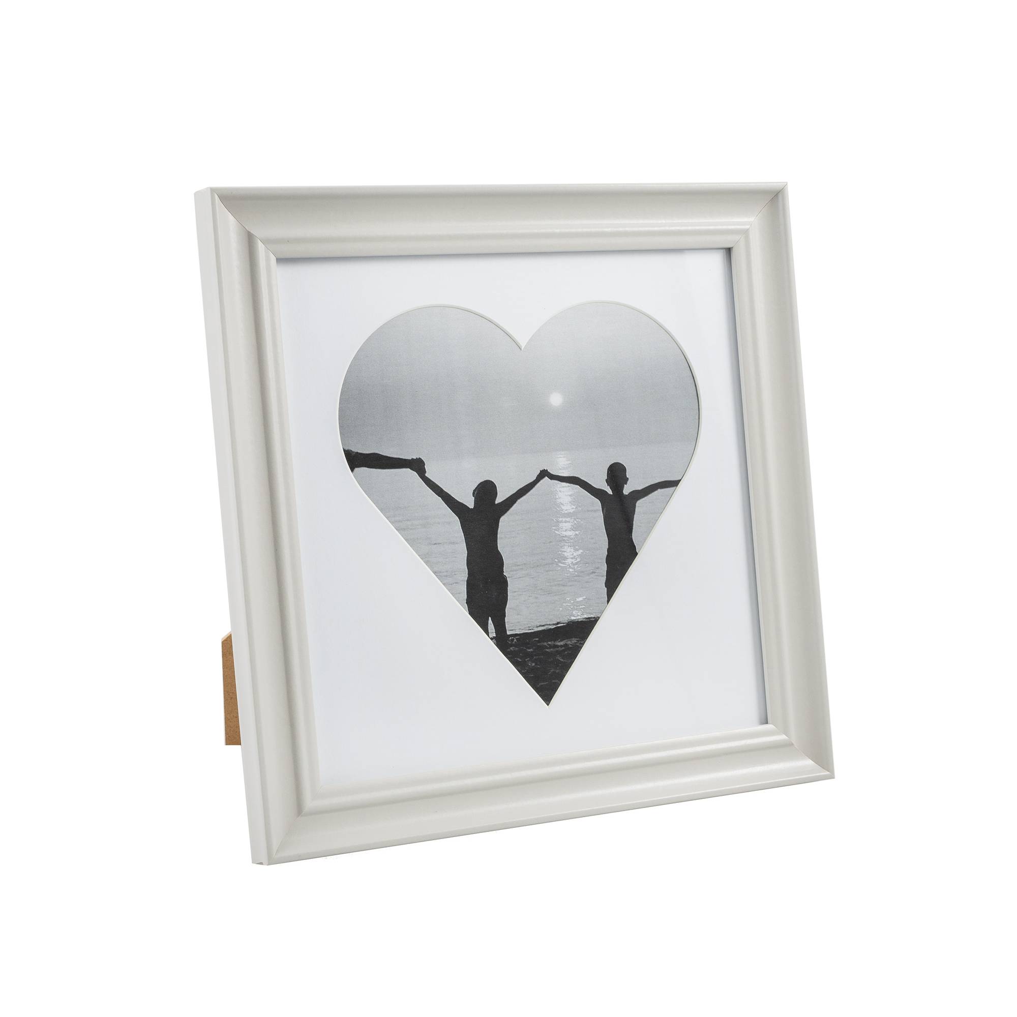 Vintage Grey Heart Picture Frame 20cm x 20cm 