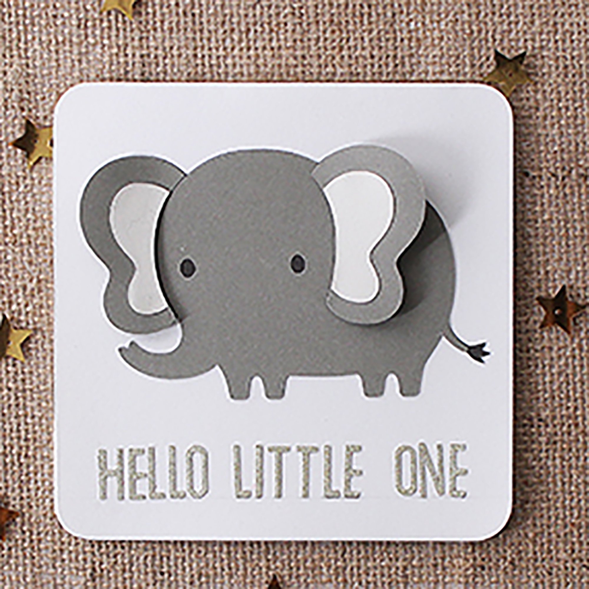 Cricut How to Make a New Baby Elephant Card Hobbycraft