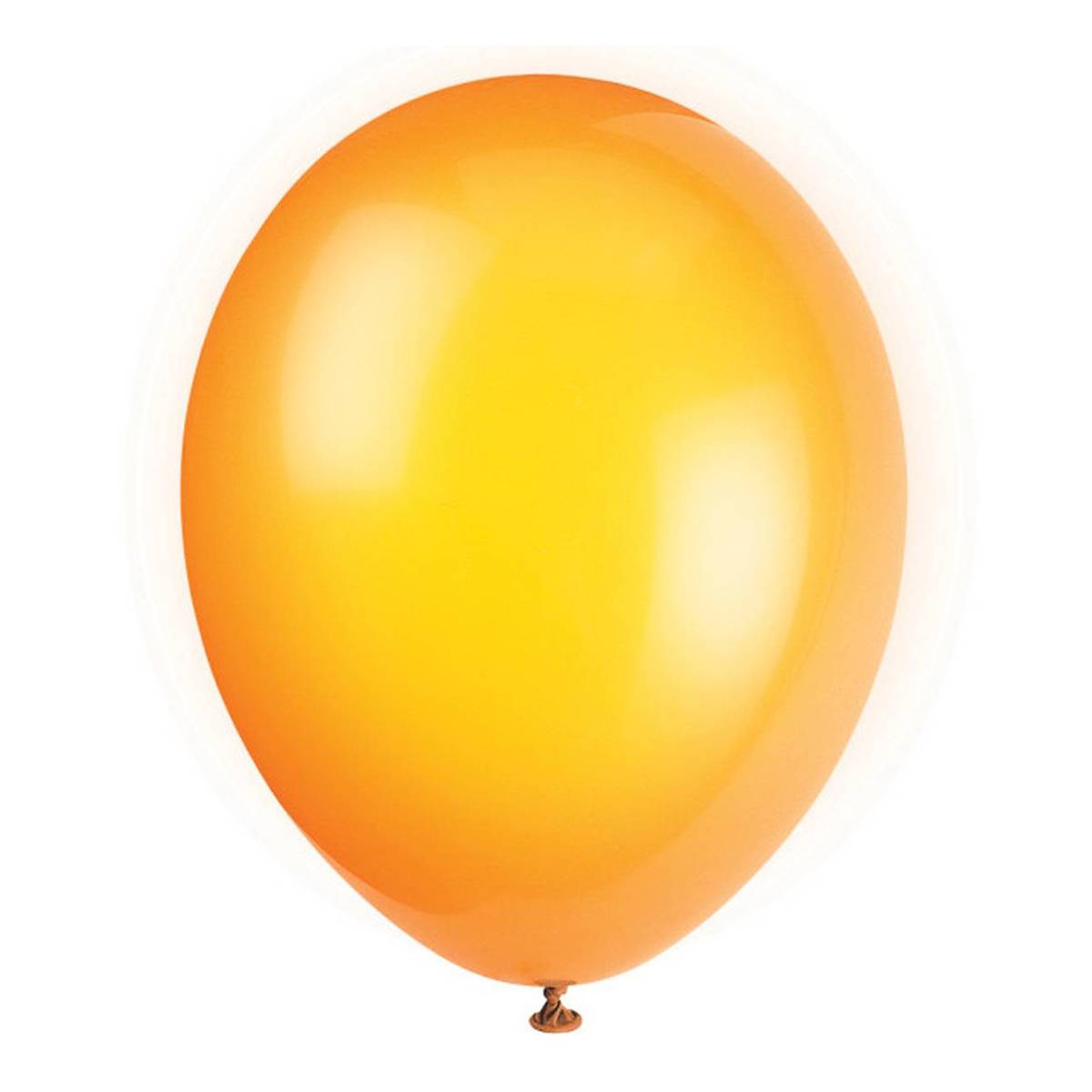 25 x 10 inch Latex Orange Wedding Balloons