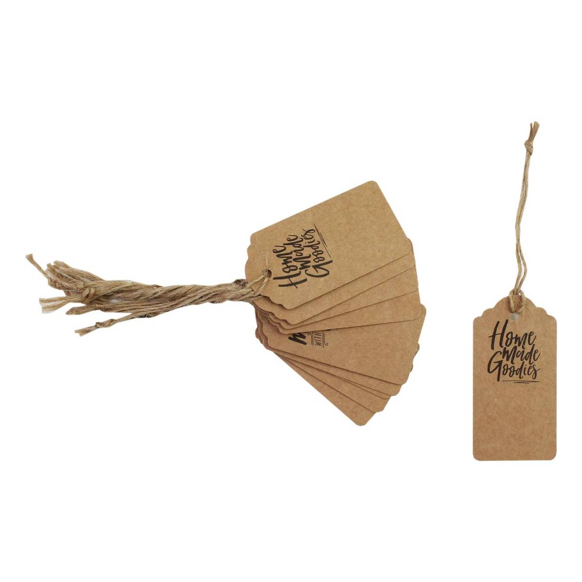 Ginger Ray Kraft Gift Tags 10 Pack Hobbycraft