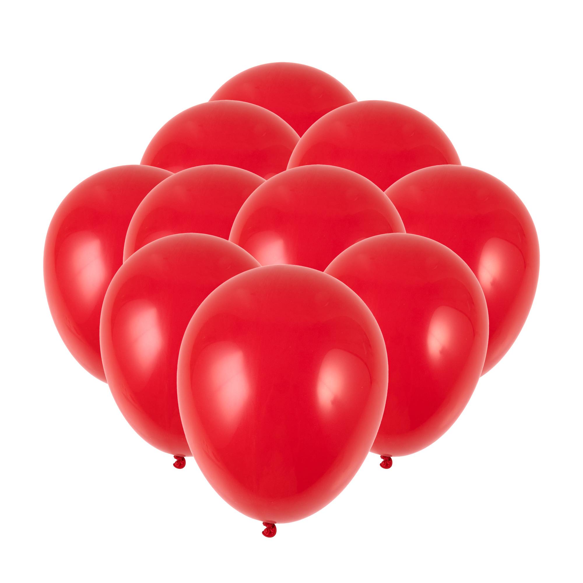 Red Latex Balloons 10 Pack Hobbycraft