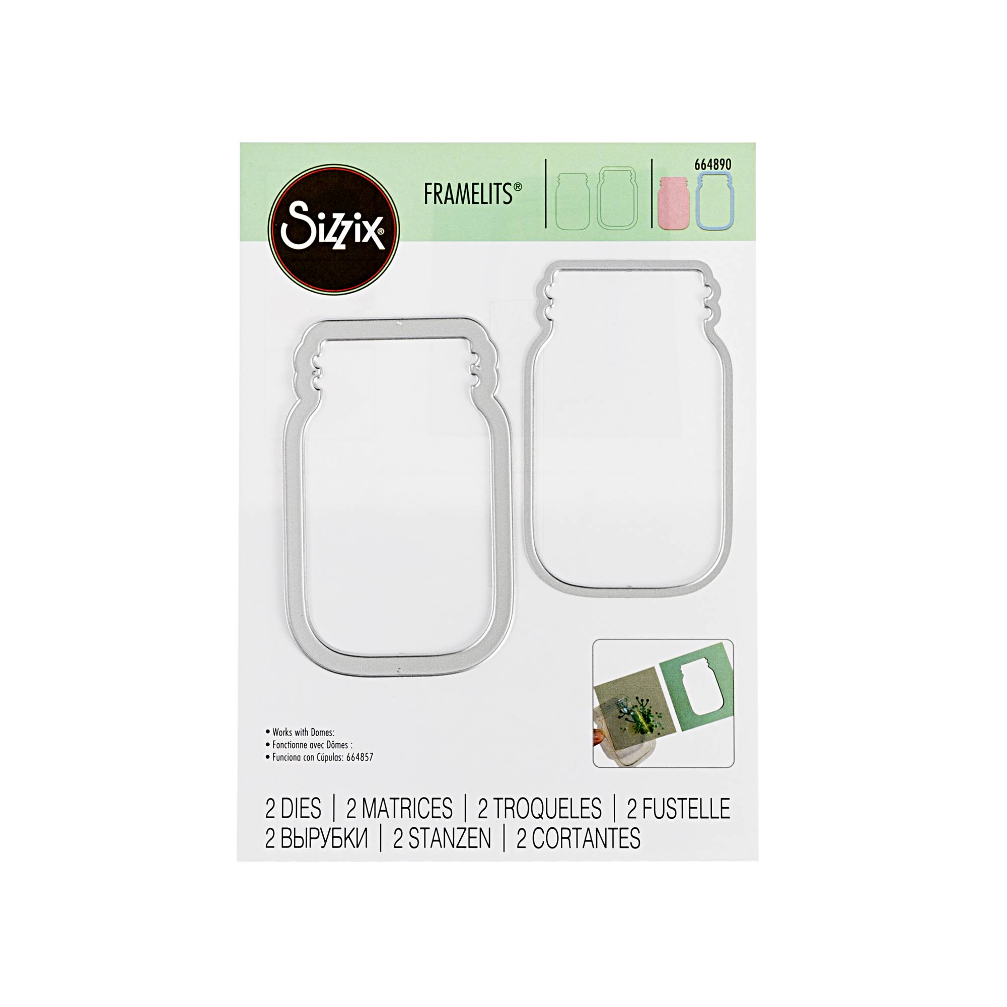 Sizzix Ellison Europe Fustella Sizzlits – Motivo Pipistrelli E Teschi Per Big Shot, Tim Holtz
