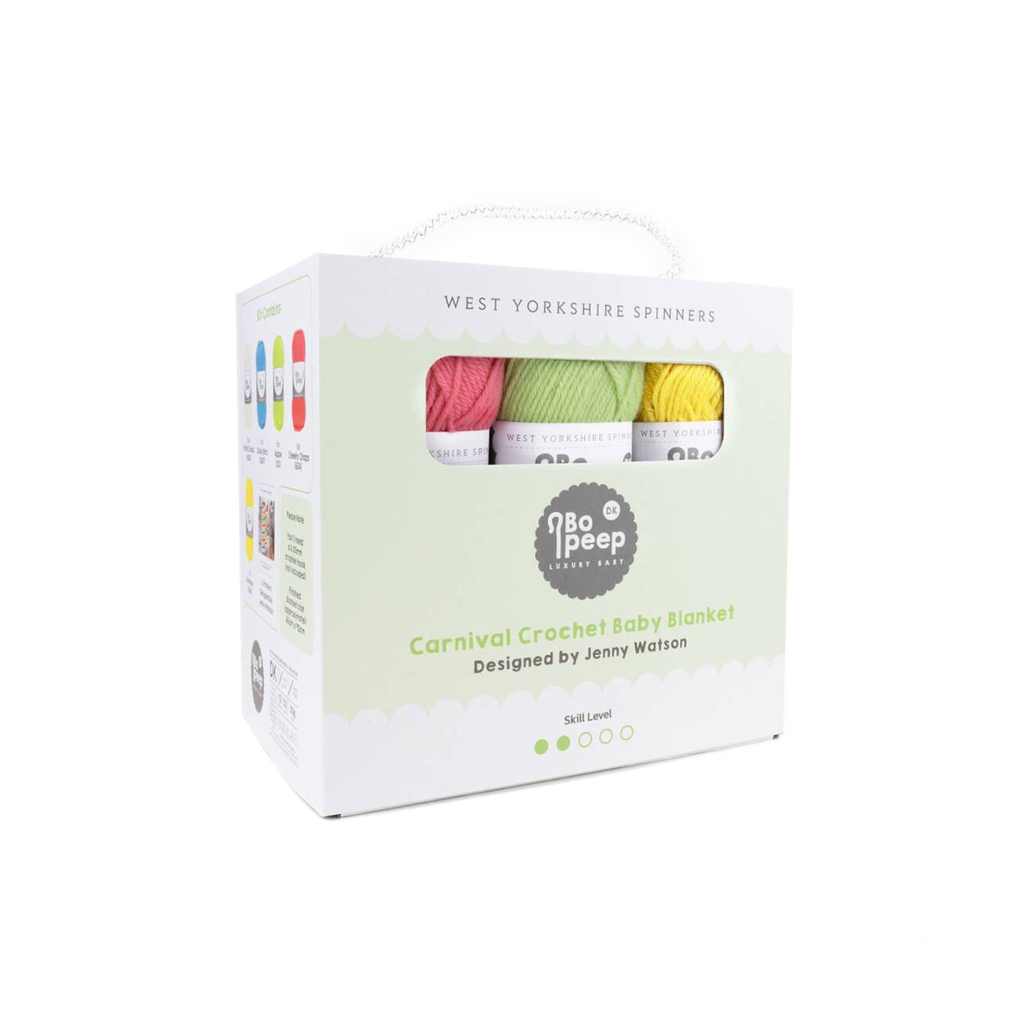 West Yorkshire Spinners Carnival Crochet Baby Blanket Kit Hobbycraft