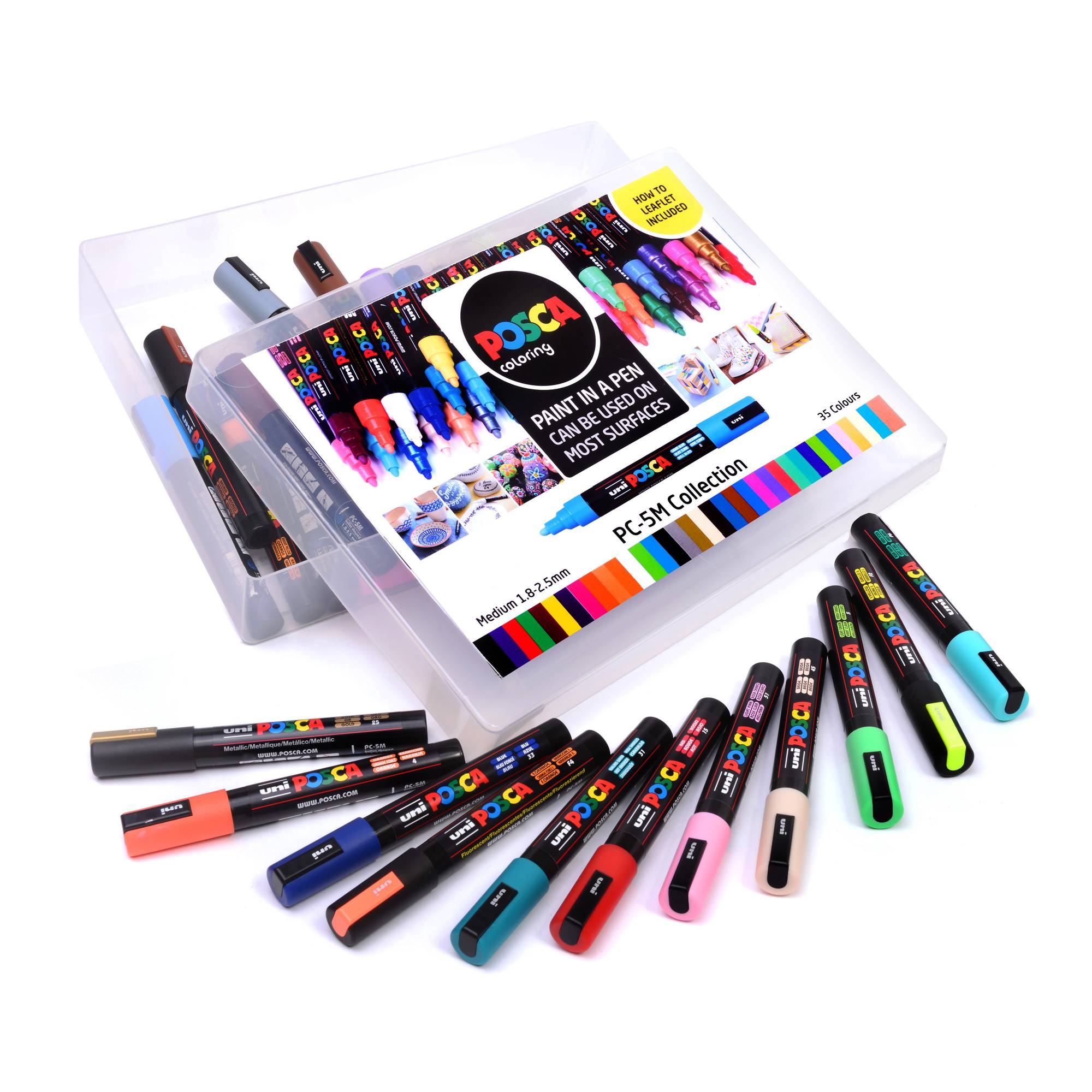 Pc 5m Paint Pens Hobbycraft Pc 5m Paint Pens Hobbycraft Posca Markers Acrylic Paint Pens Hobbycraft  Hobby Craft Acrylic