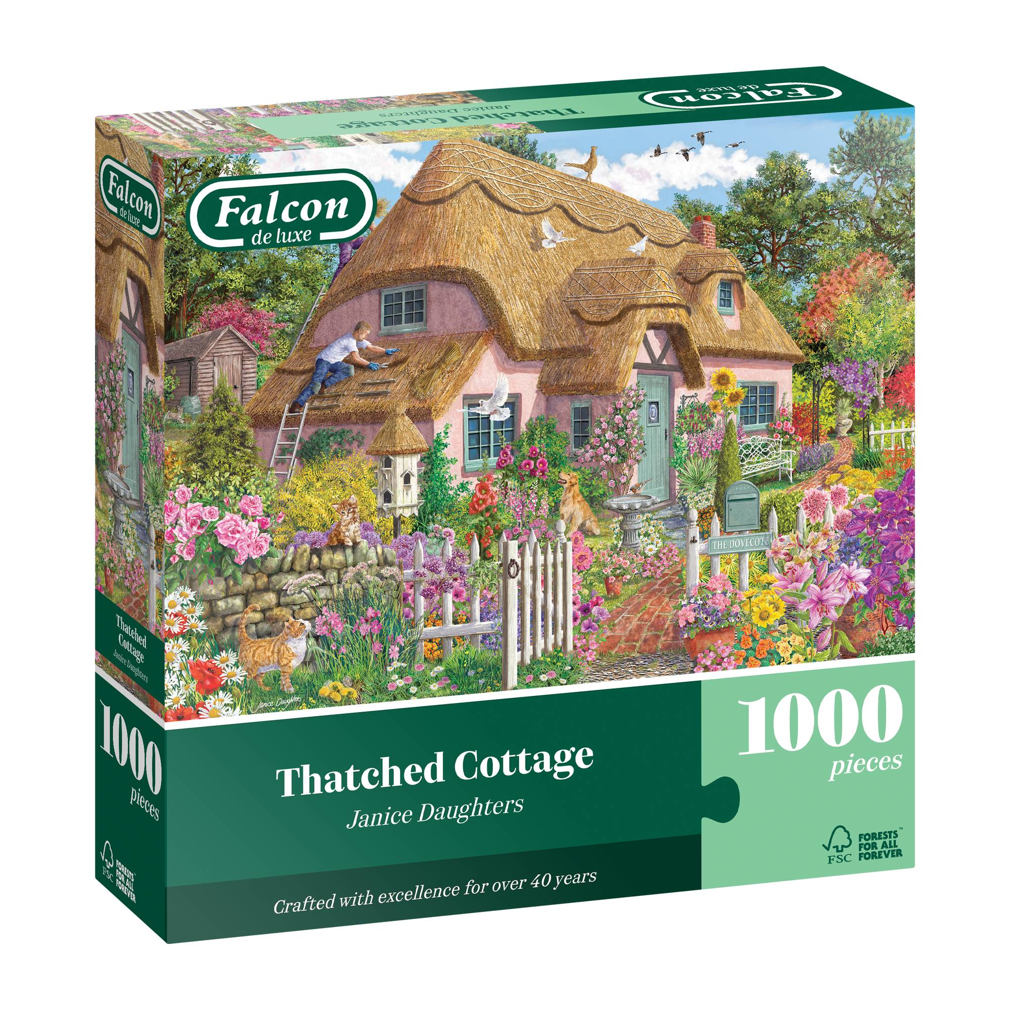 Puzzle 1000 pièces : Chateau de la Loire - Puzzle Castorland - Rue des