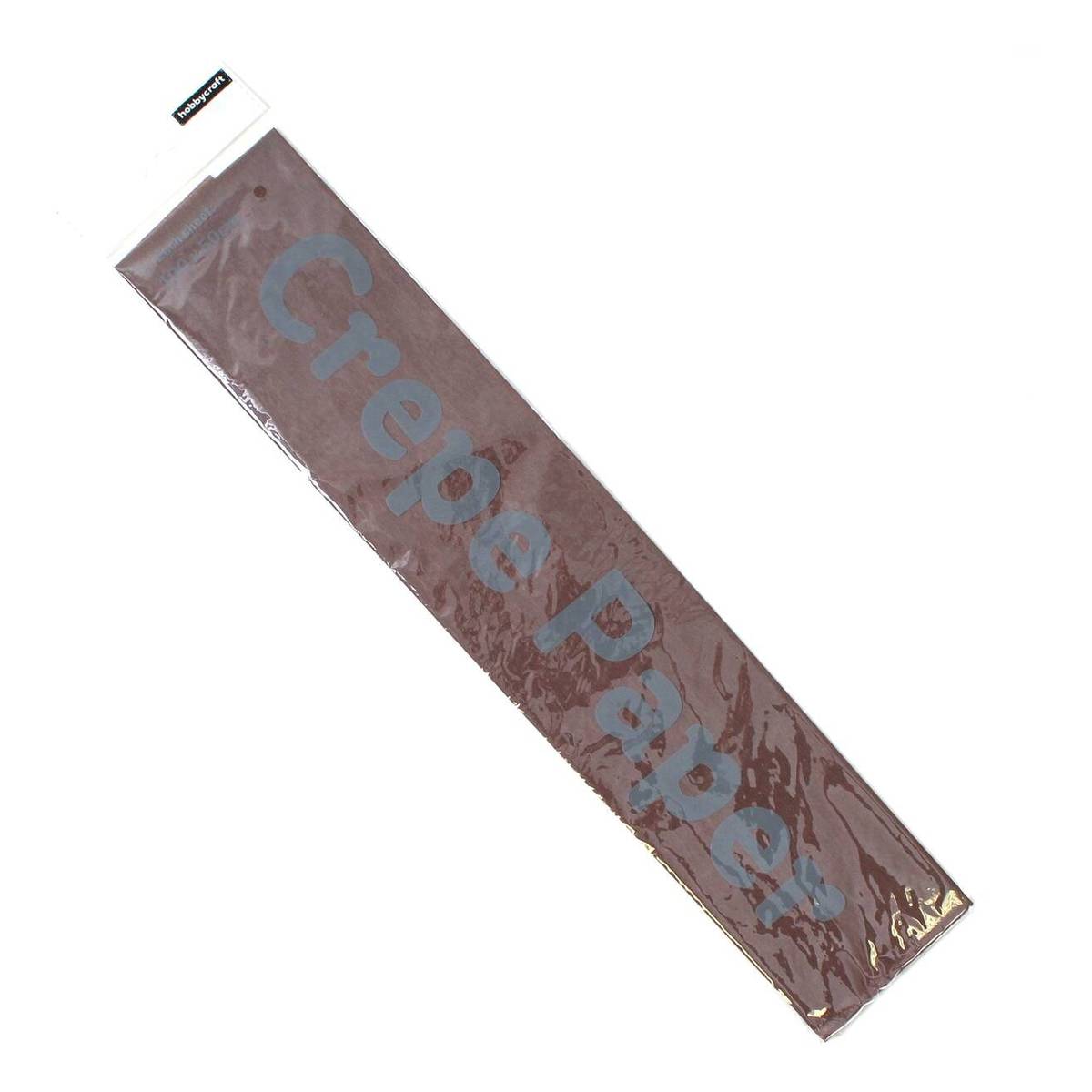 Brown Crepe Paper 100cm x 50cm Hobbycraft