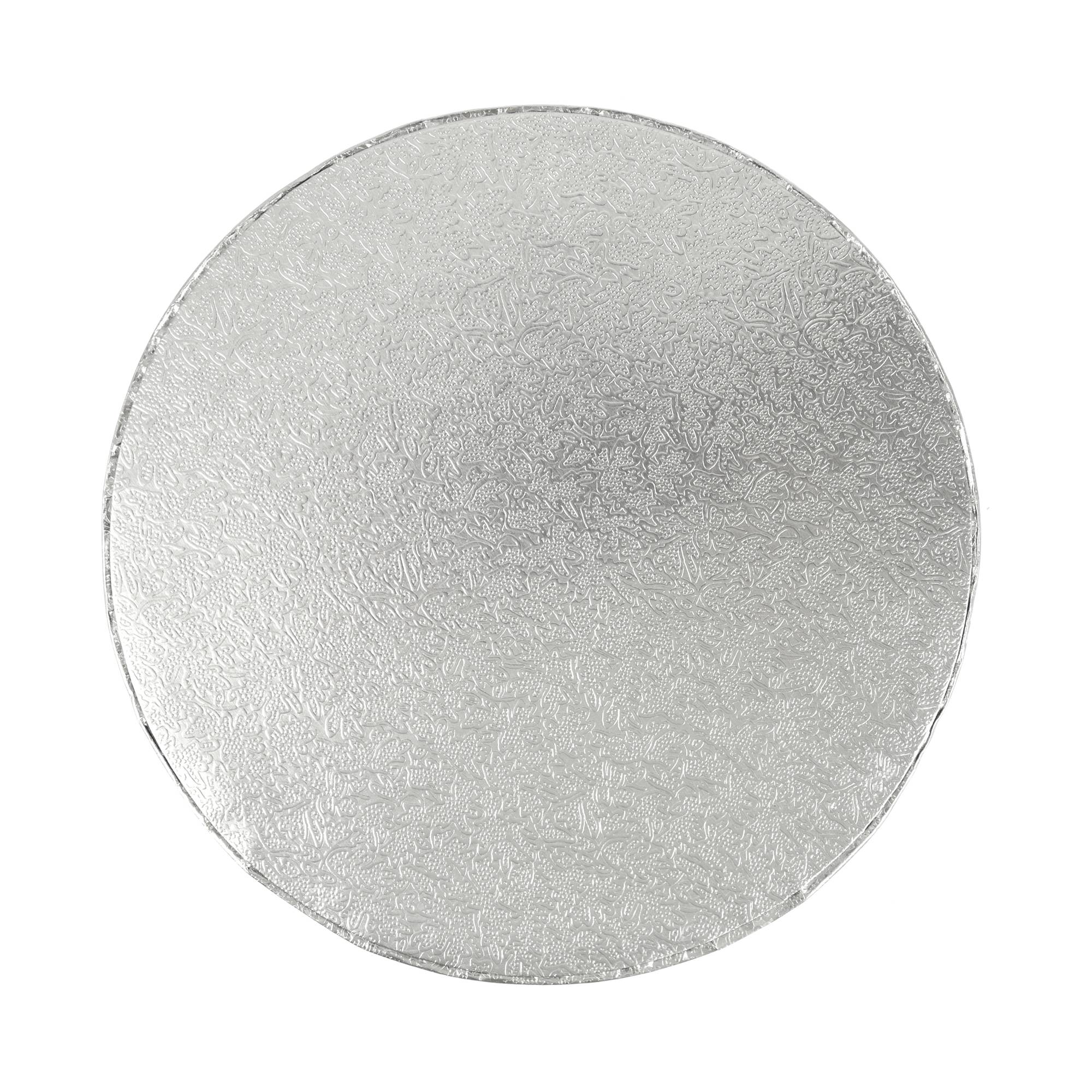 Silver Round Cake Drum 6 Inches Hobbycraft