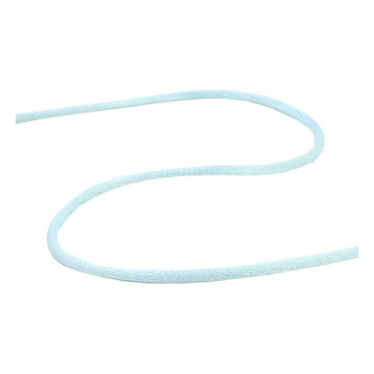 Bright Blue Ribbon Knot Cord 2mm x 10m Hobbycraft