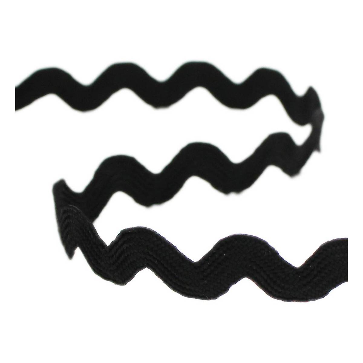 Black Ric Rac Ribbon 6mm x 4m Hobbycraft
