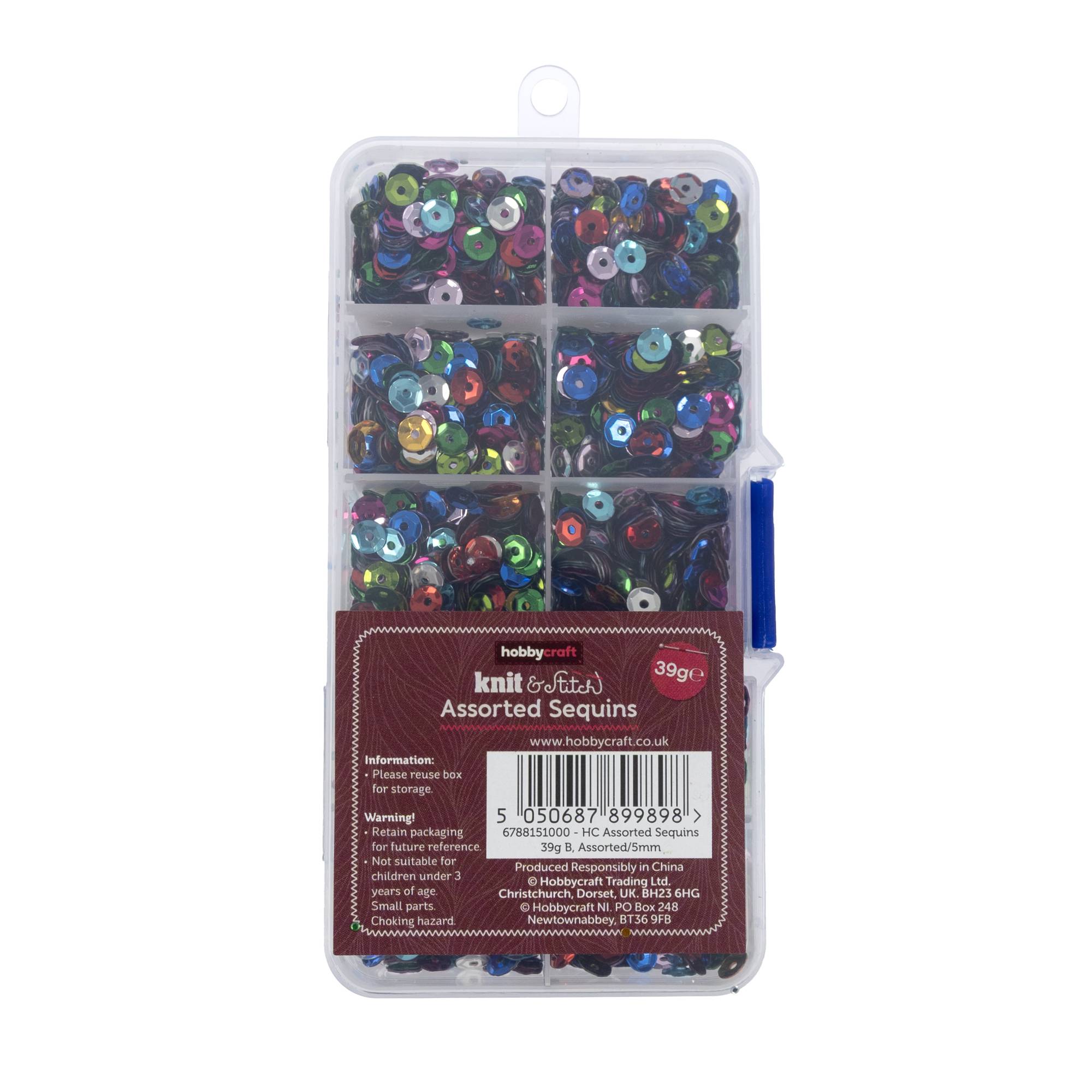 Assorted Sequins 39g | Hobbycraft