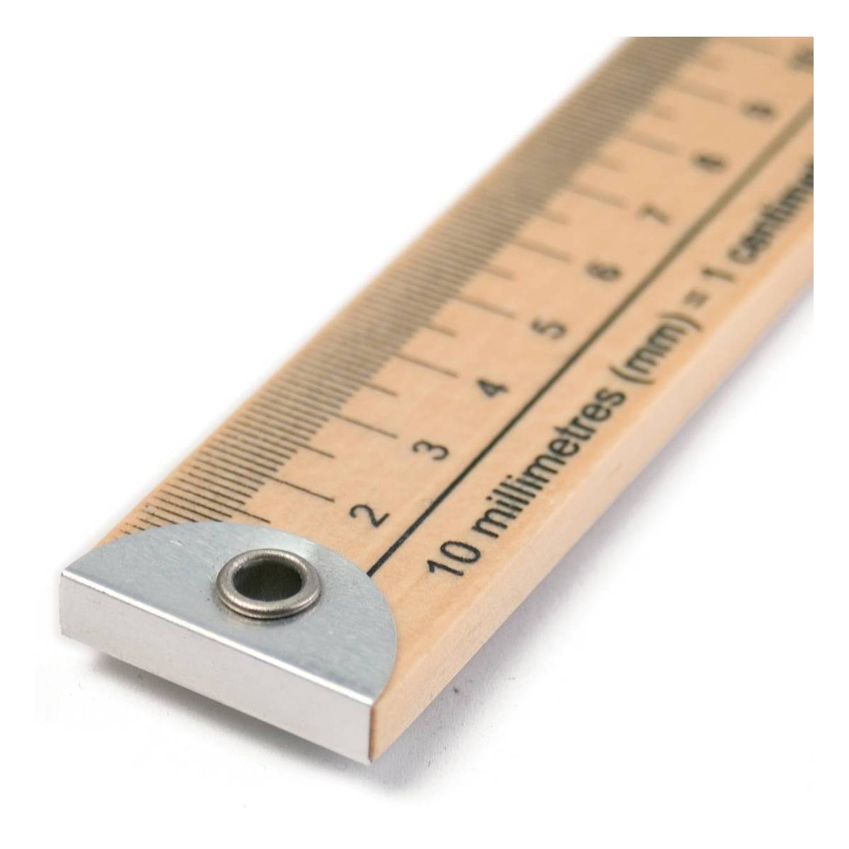 Metric Mini Ruler, Stainless Steel, Thickness × W × L 1 mm × 1 cm × 100 mm