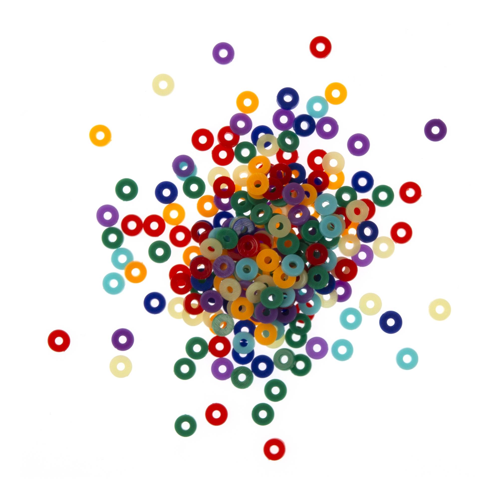 Bright Flat Beads 25g Hobbycraft