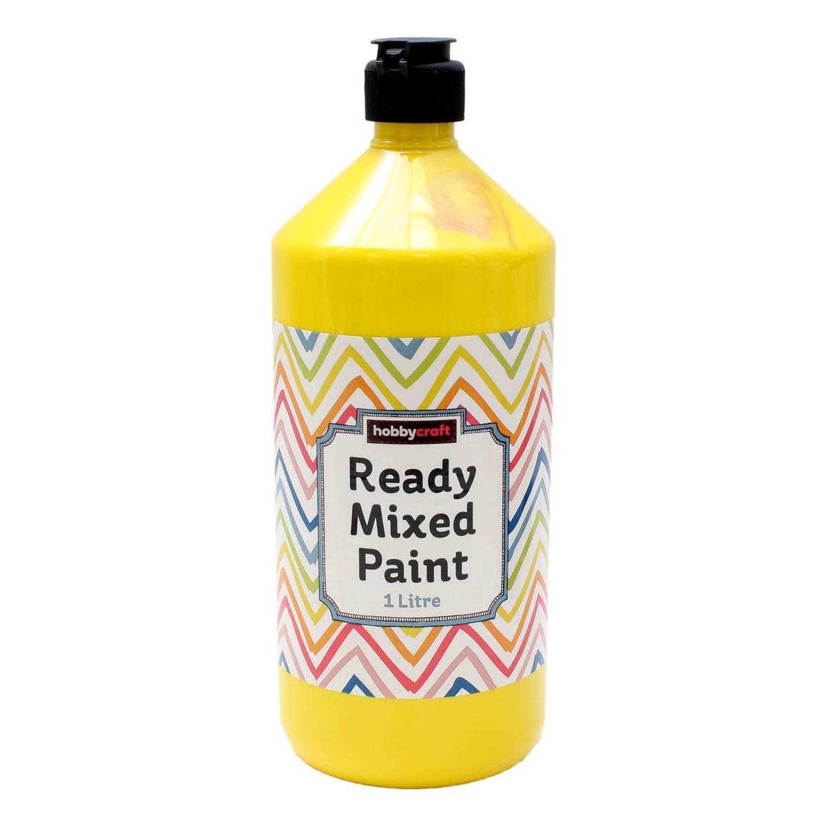 Yellow Ready Mixed Paint 1 Litre Hobbycraft