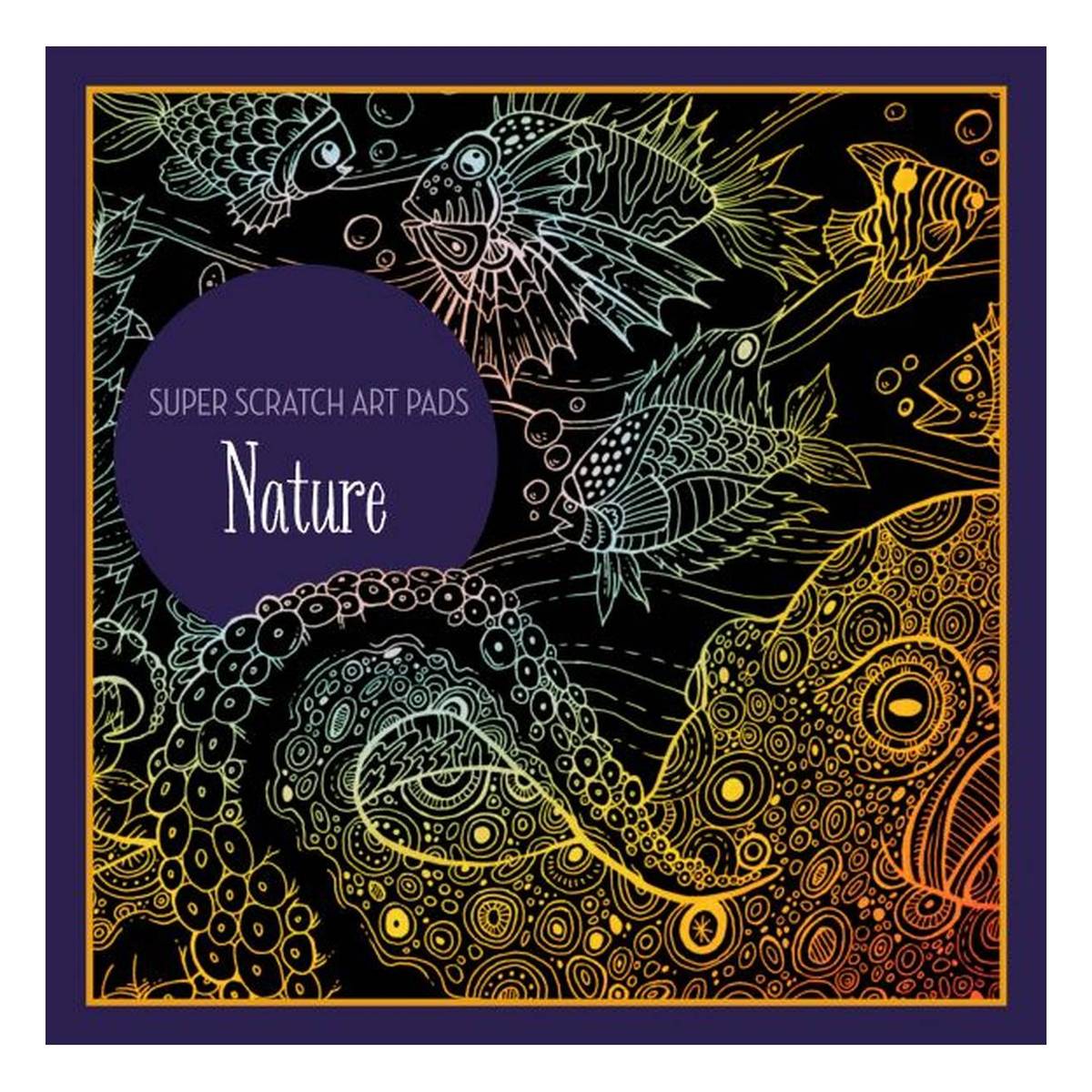Super Scratch Art Pad Nature Hobbycraft