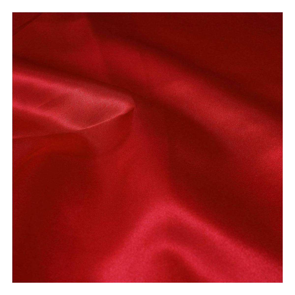 Red Polyester Silky Satin Fabric Pack 152cm x 2m Hobbycraft