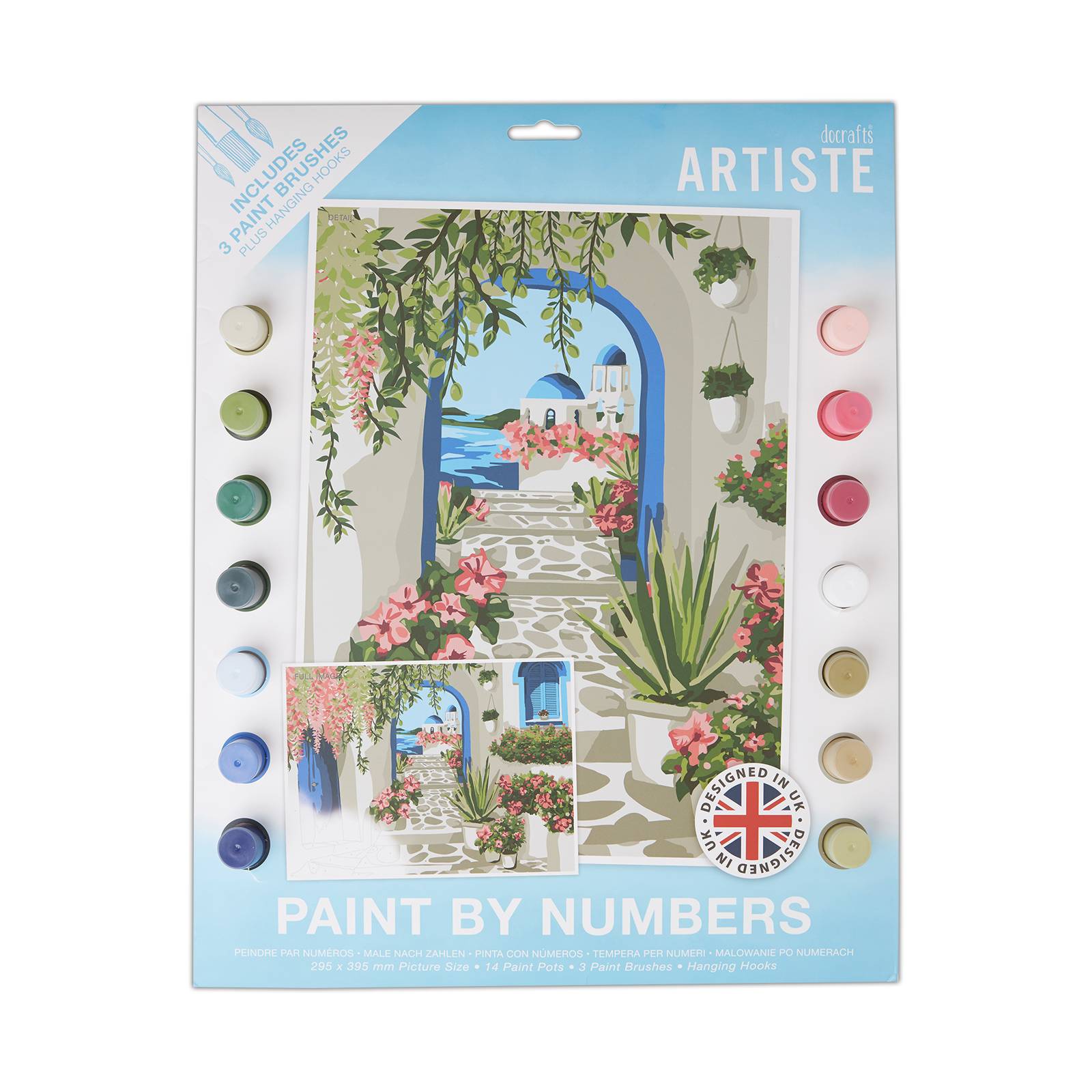 Artiste Mediterranean Paint by Numbers Hobbycraft