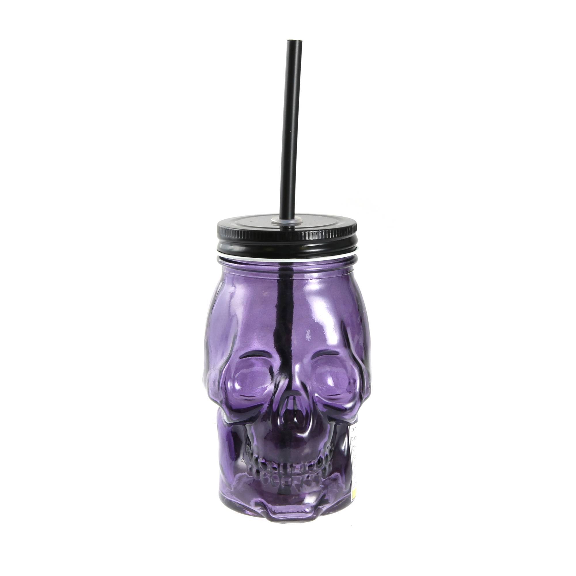 Purple Skull Drinking Jar Hobbycraft