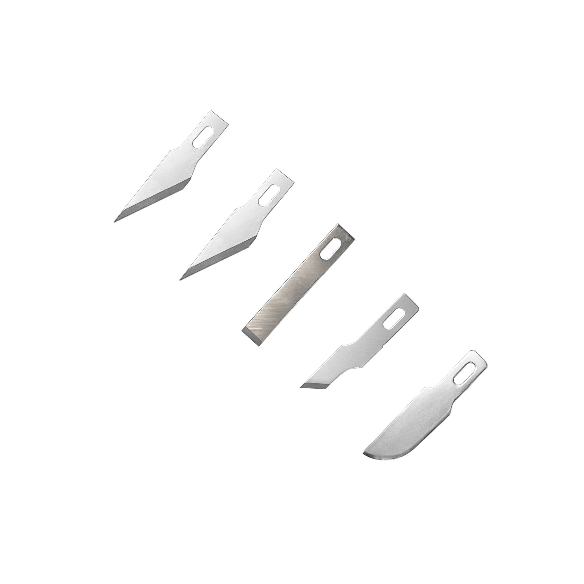 Modelcraft Assorted Blades for No.1 Knife 5 Pack
