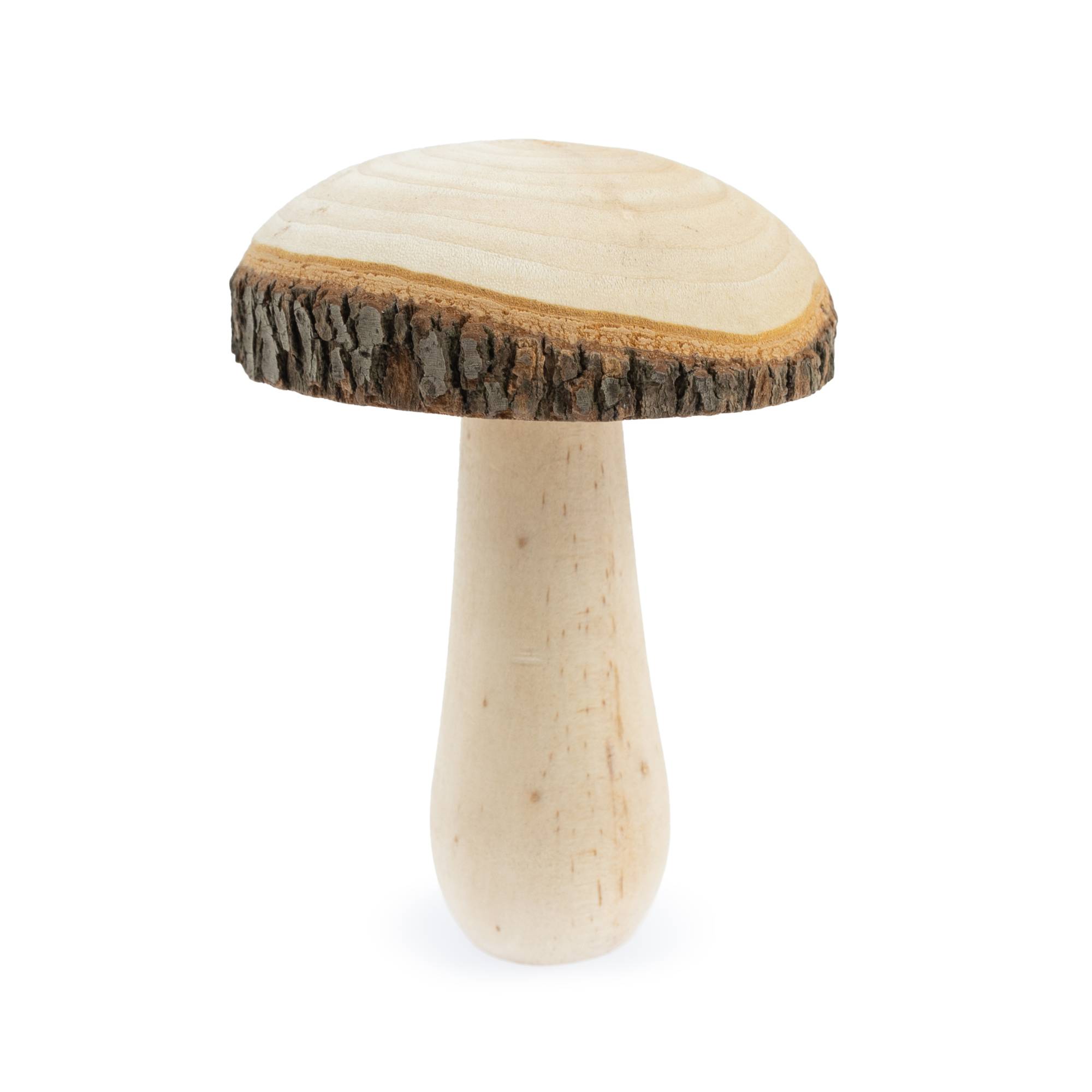 Buy Wooden Mushroom 12cm for GBP 3.80 | Hobbycraft