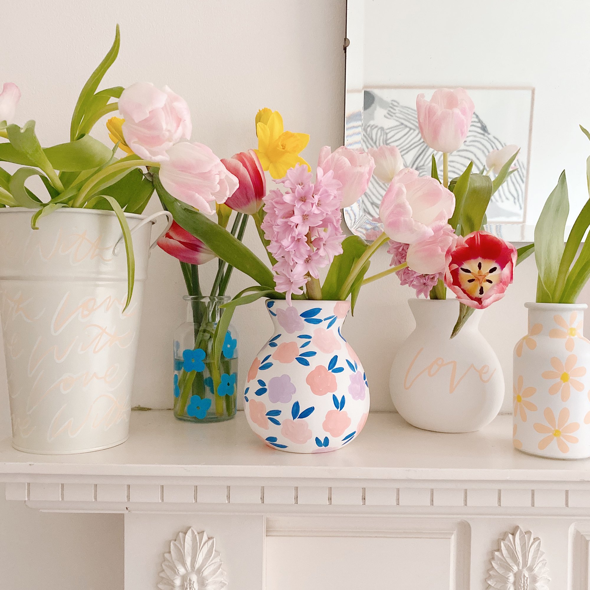 Modern simple ceramic vases Nordic creative flower arranger Geometric home  decor dry vases | Lazada PH