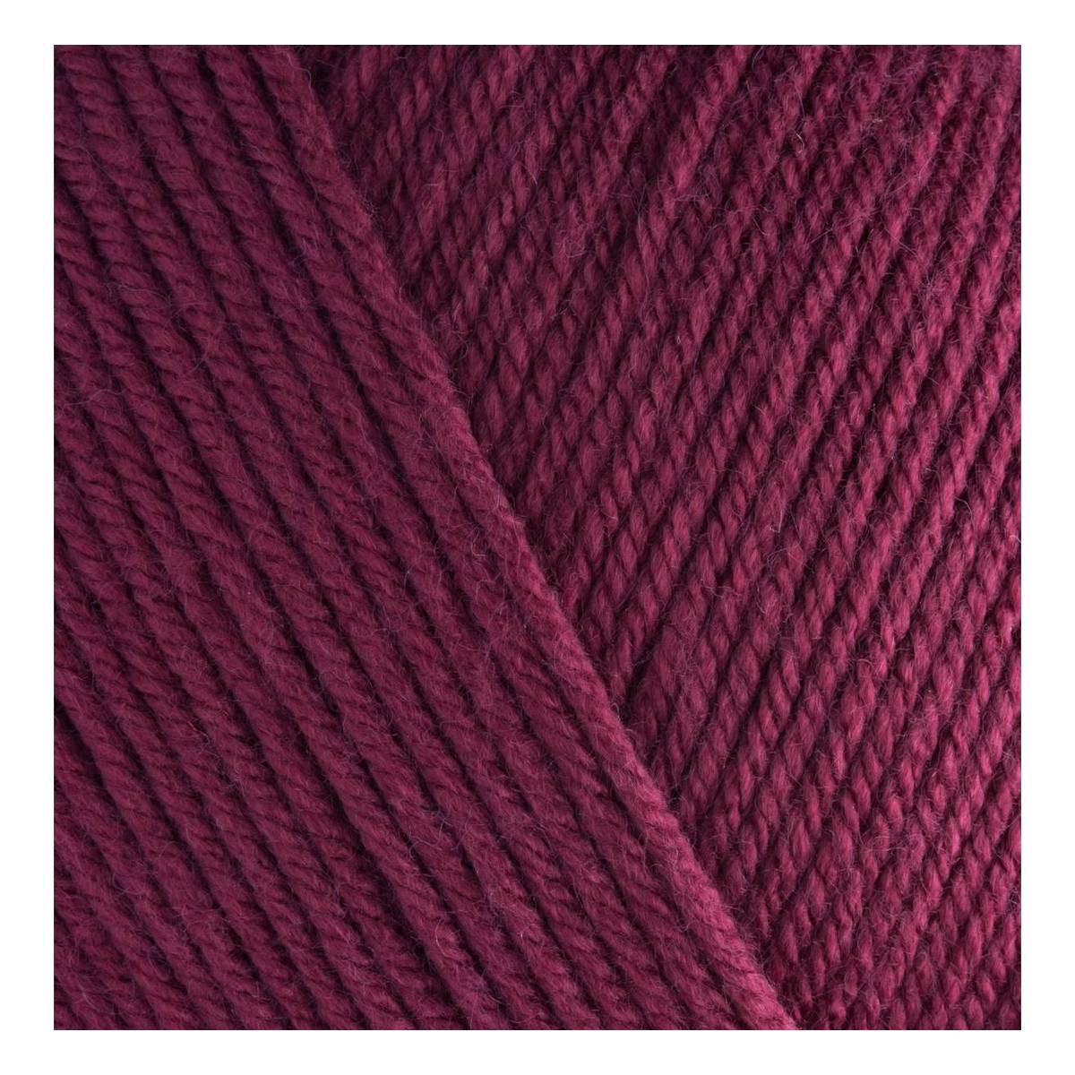 Women's Institute Plum Soft and Smooth Aran Yarn 400g