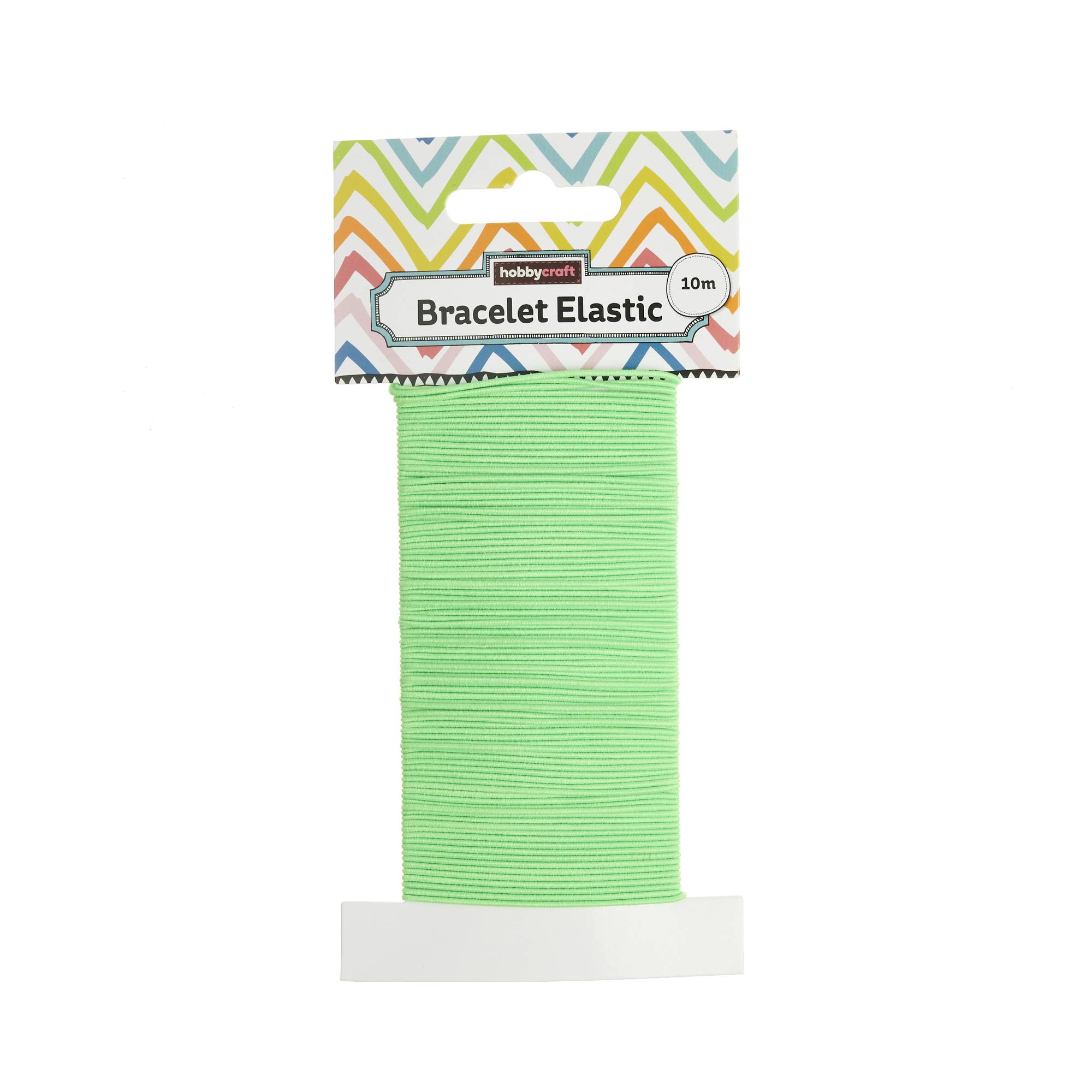 Green Bracelet Elastic 10m Hobbycraft
