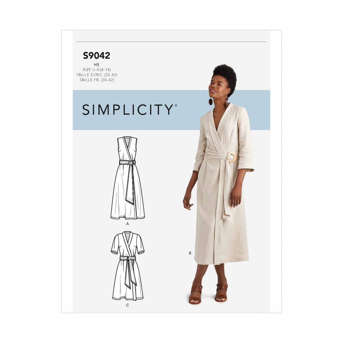 Simplicity Wrap Dress Sewing Pattern ...