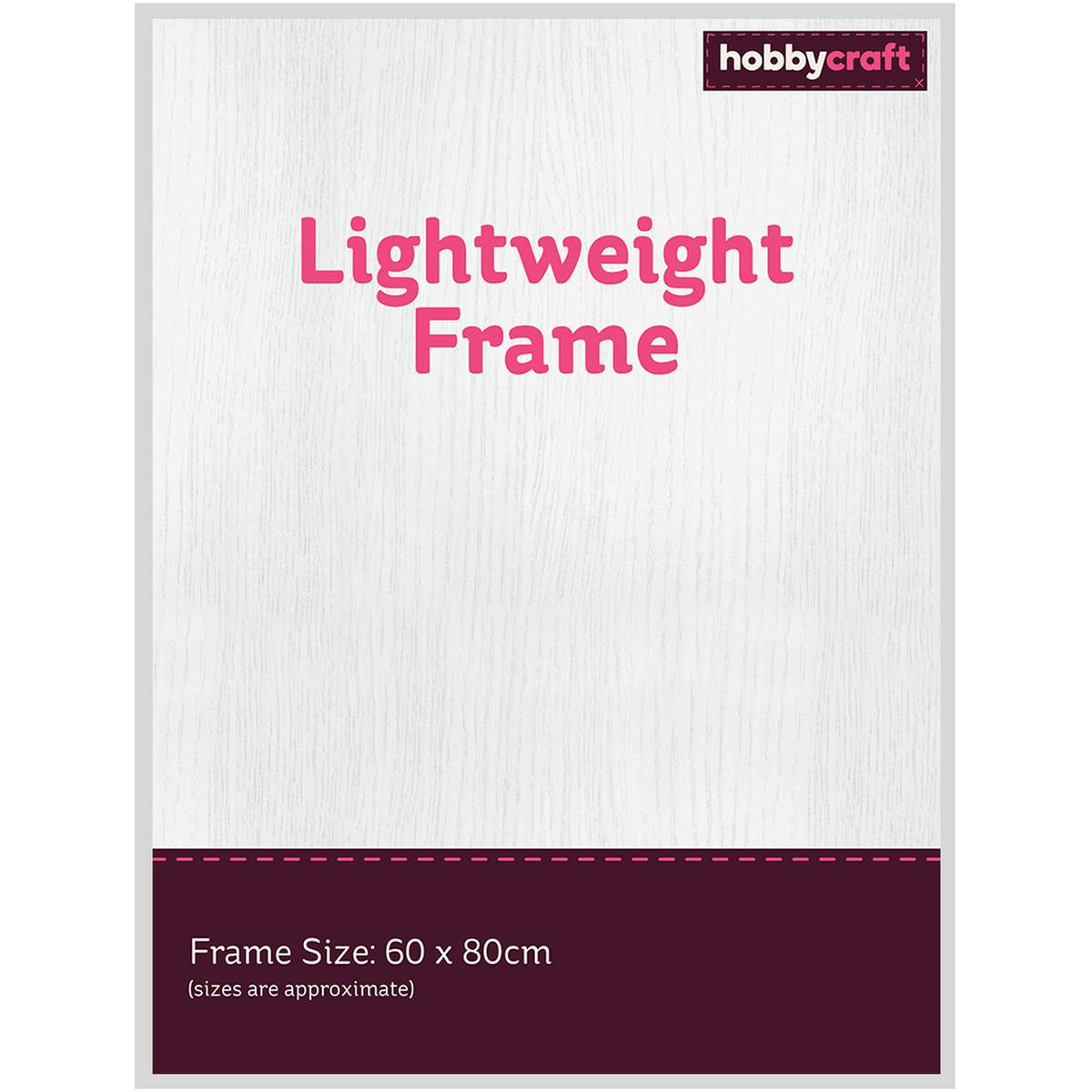 Silver Lightweight Frame 60cm X 80cm Hobbycraft
