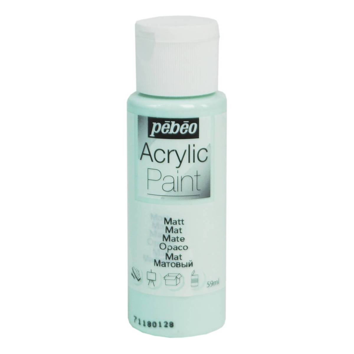 Pebeo Water Green Matt Acrylic Craft Paint 59ml Hobbycraft
