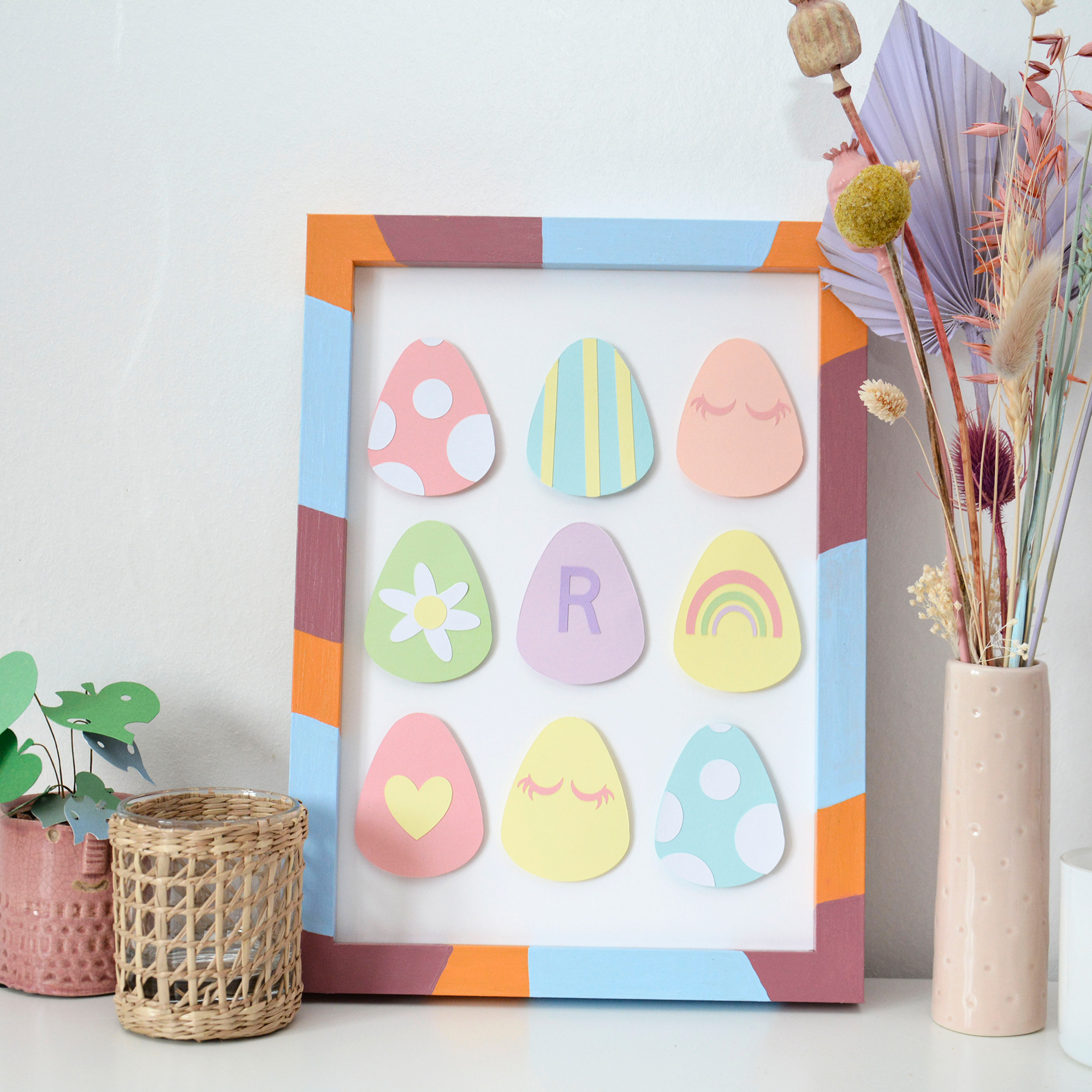 Cricut How to Make Easter Egg Wall Art Hobbycraft