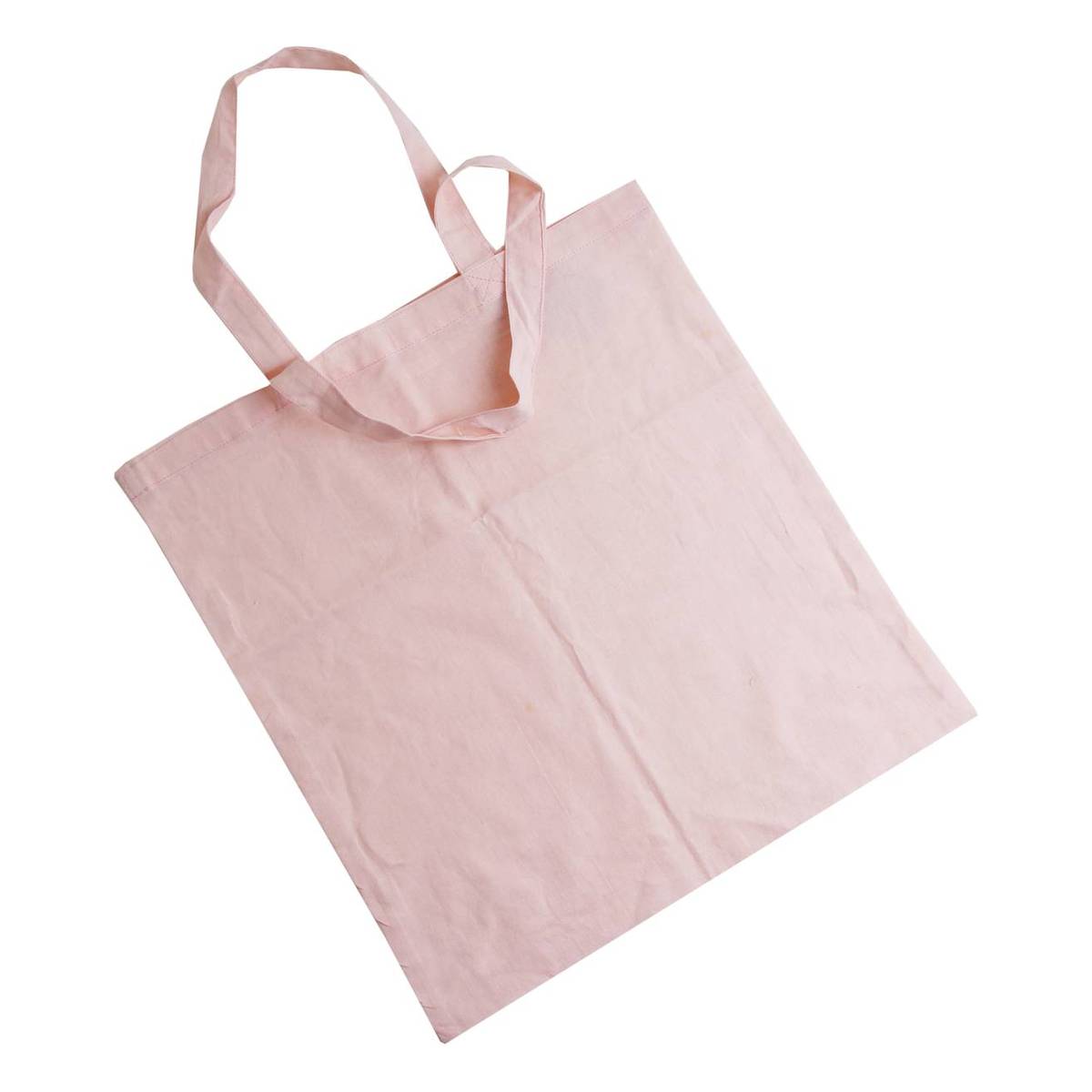 Buy Light Pink Cotton Shopping Bag 40cm x 38cm for GBP 2.50 | Hobbycraft UK