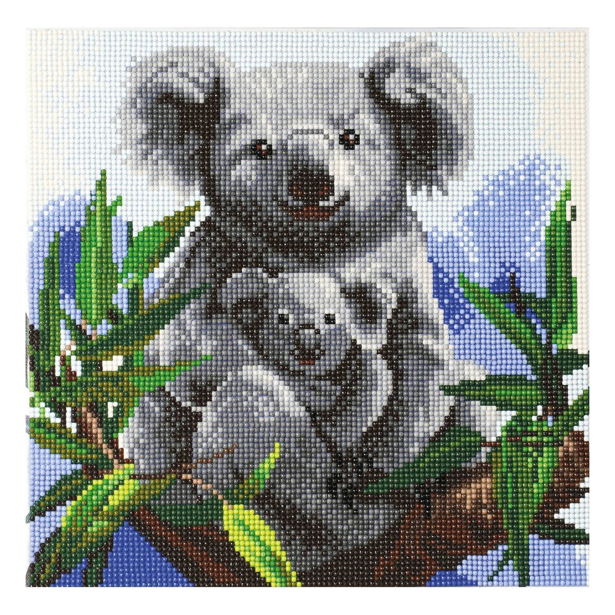 Cuddly Koalas Crystal Art Kit 30cm x 30cm Hobbycraft