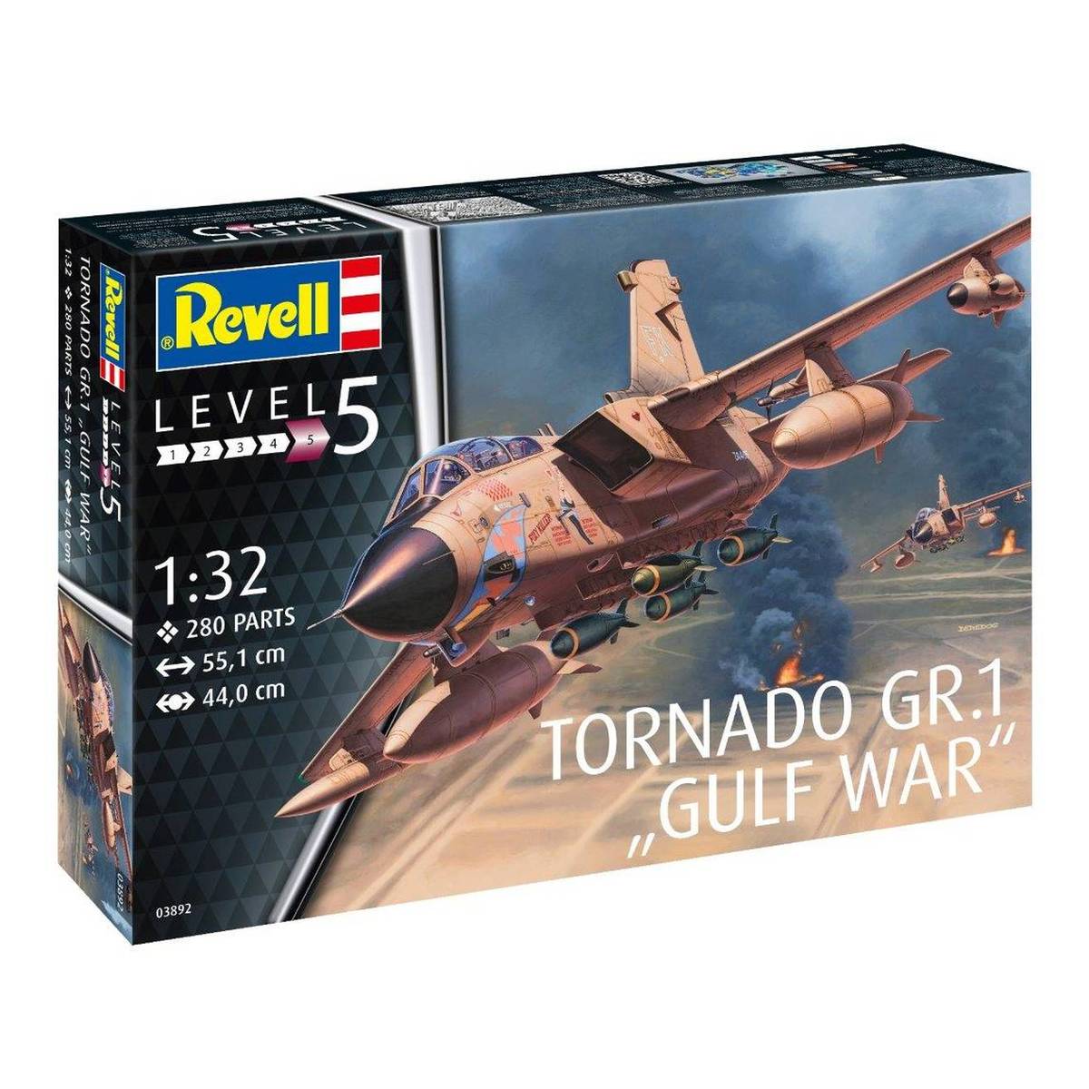 Revell Tornado GR1 Gulf War Model Plane Kit 132 Hobbycraft