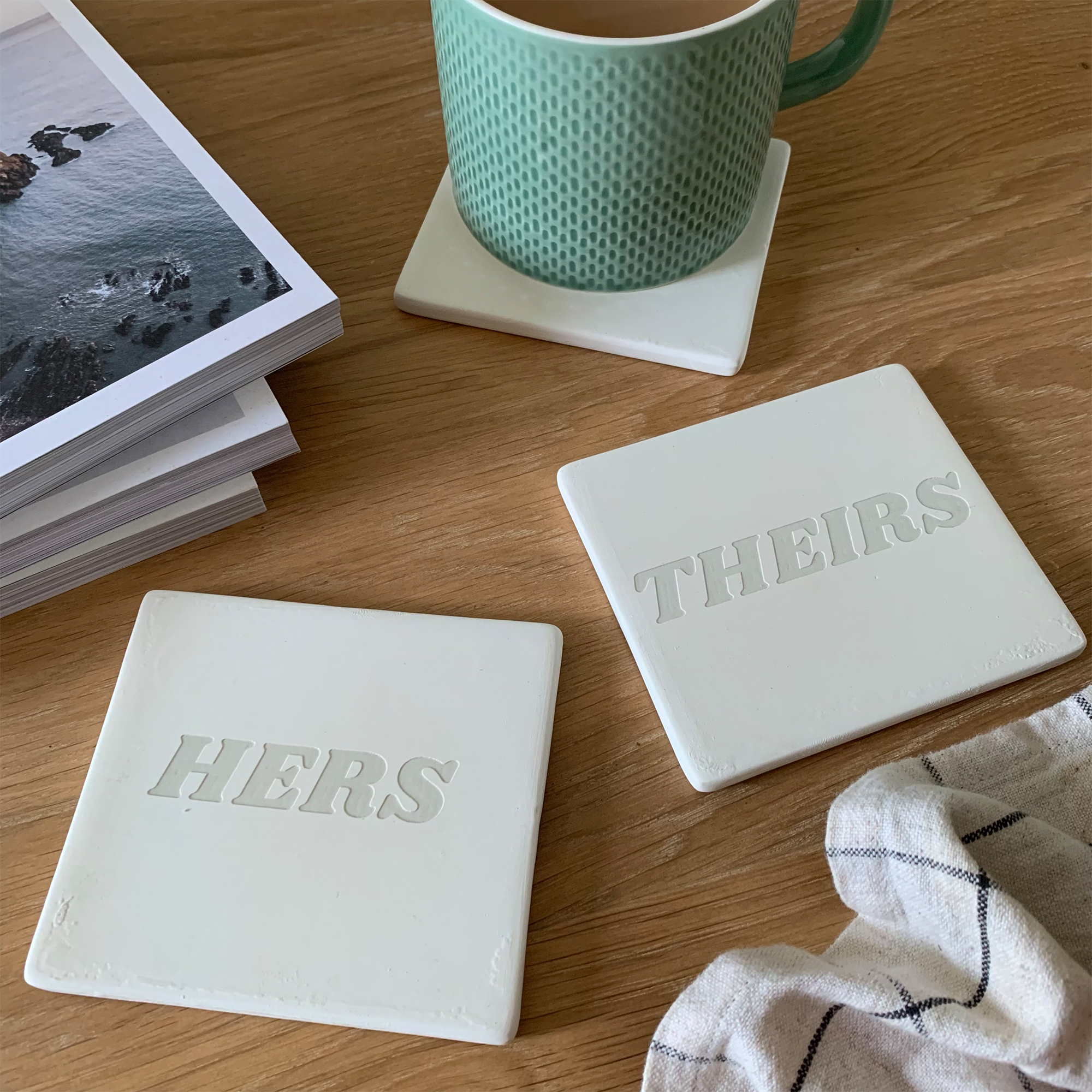 How to Make Personalised Ceramic Coasters Hobbycraft
