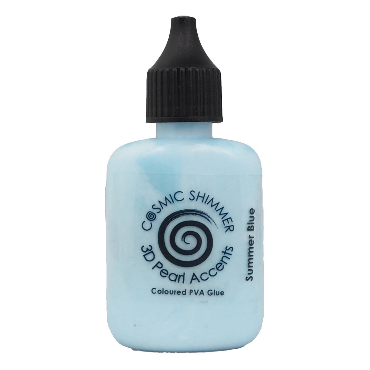 Cosmic Shimmer Summer Blue 3D Pearl Accents PVA Glue 30ml Hobbycraft