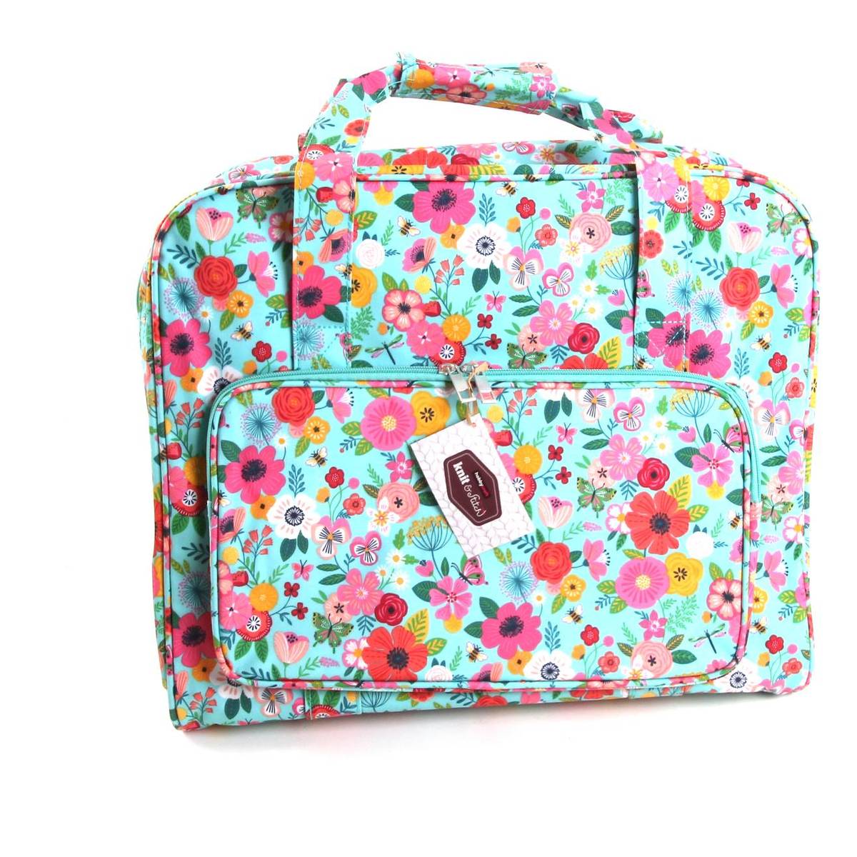 Teal Floral Garden Sewing Machine Bag | Hobbycraft